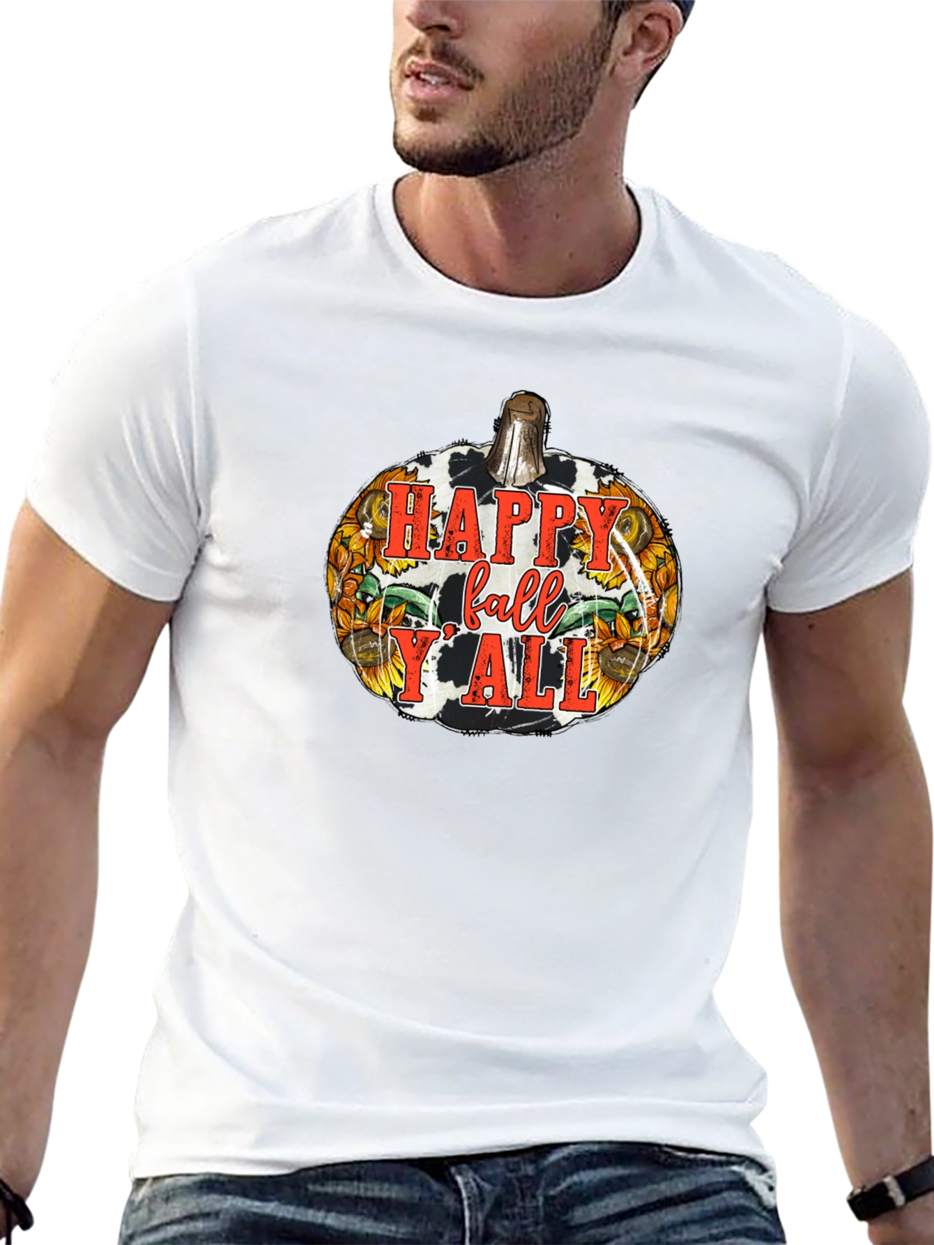 Happy Fall Yall Pumpkin Graphic Tee
