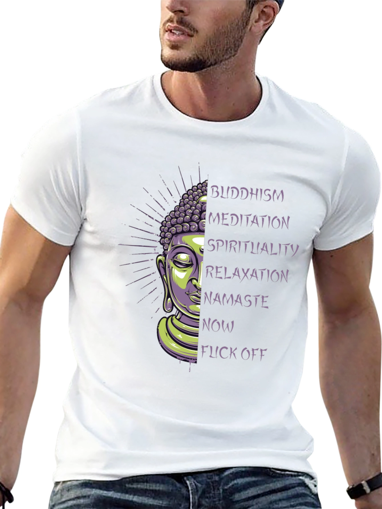 Buddha Meditation T-Shirt - Spiritual Zen Tee