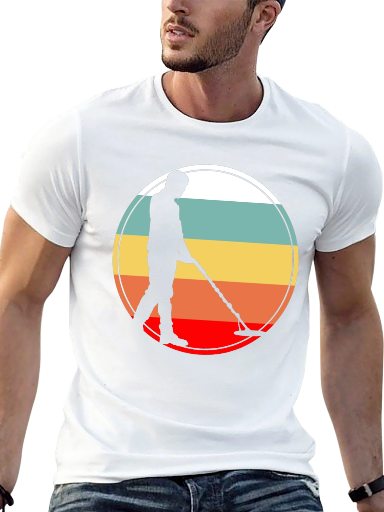 Retro Metal Detector T-Shirt