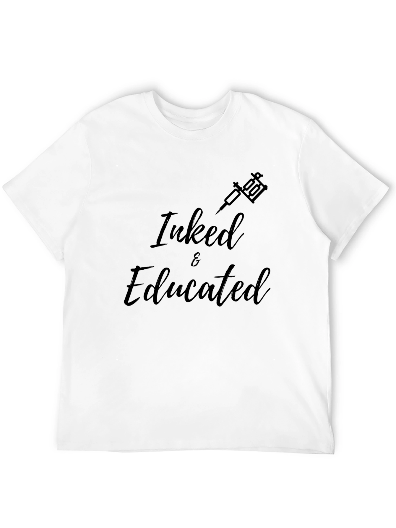 Inked & Educated Black Graphic Tee