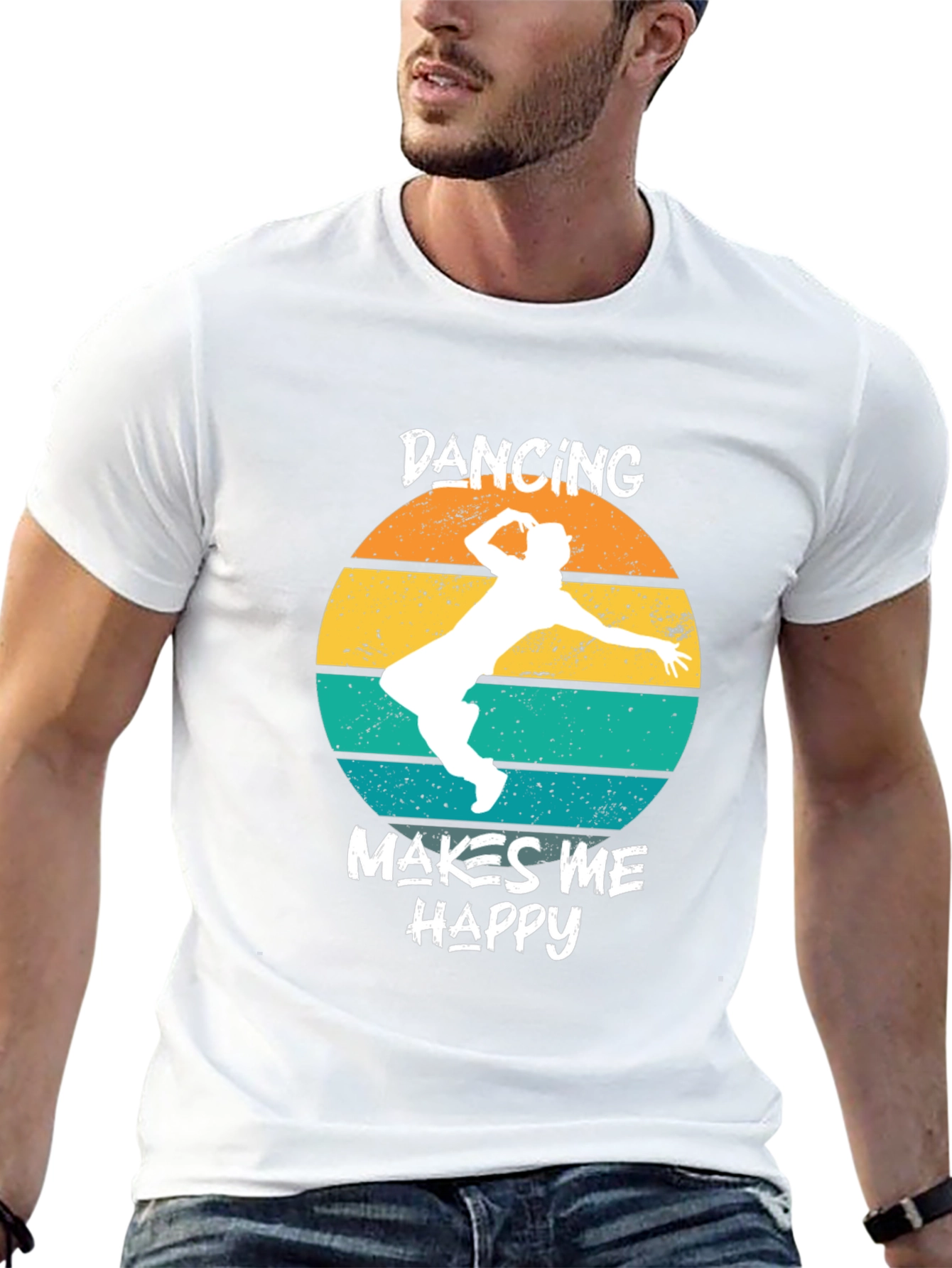 Dancing Makes Me Happy Graphic Tee