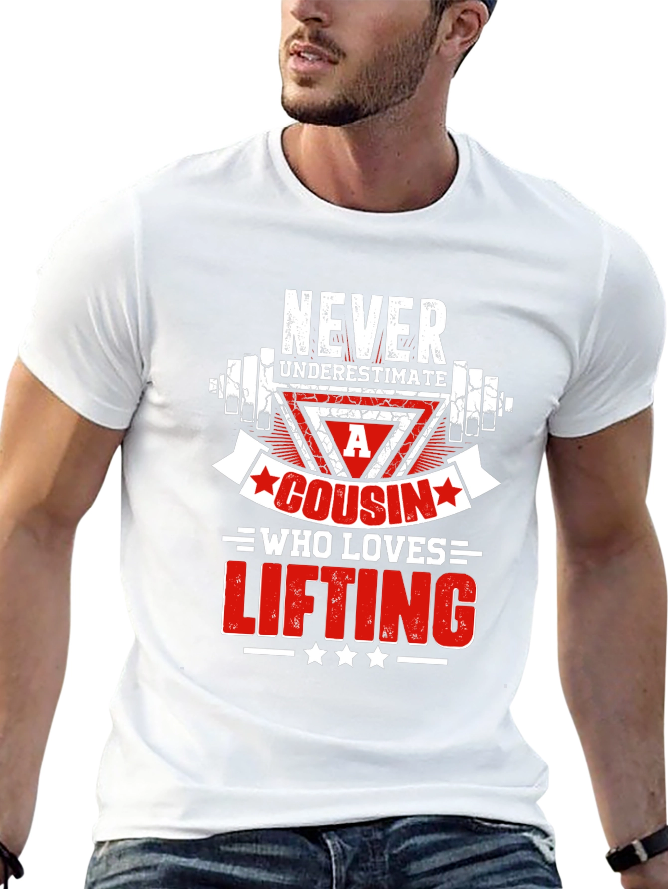 Never Underestimate A Cousin Who Loves Lifting T-Shirt