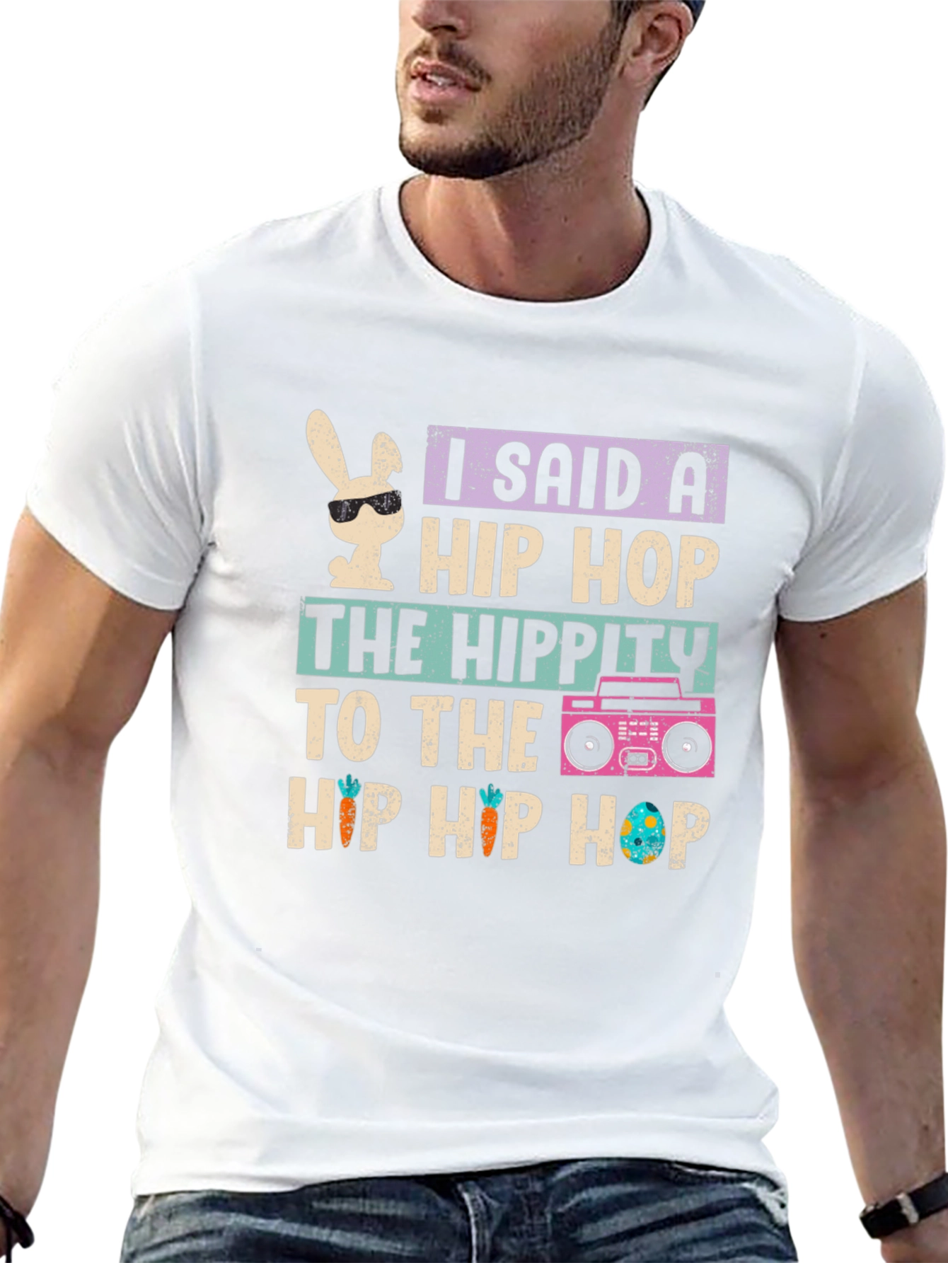 Hip Hop Easter Bunny T-Shirt