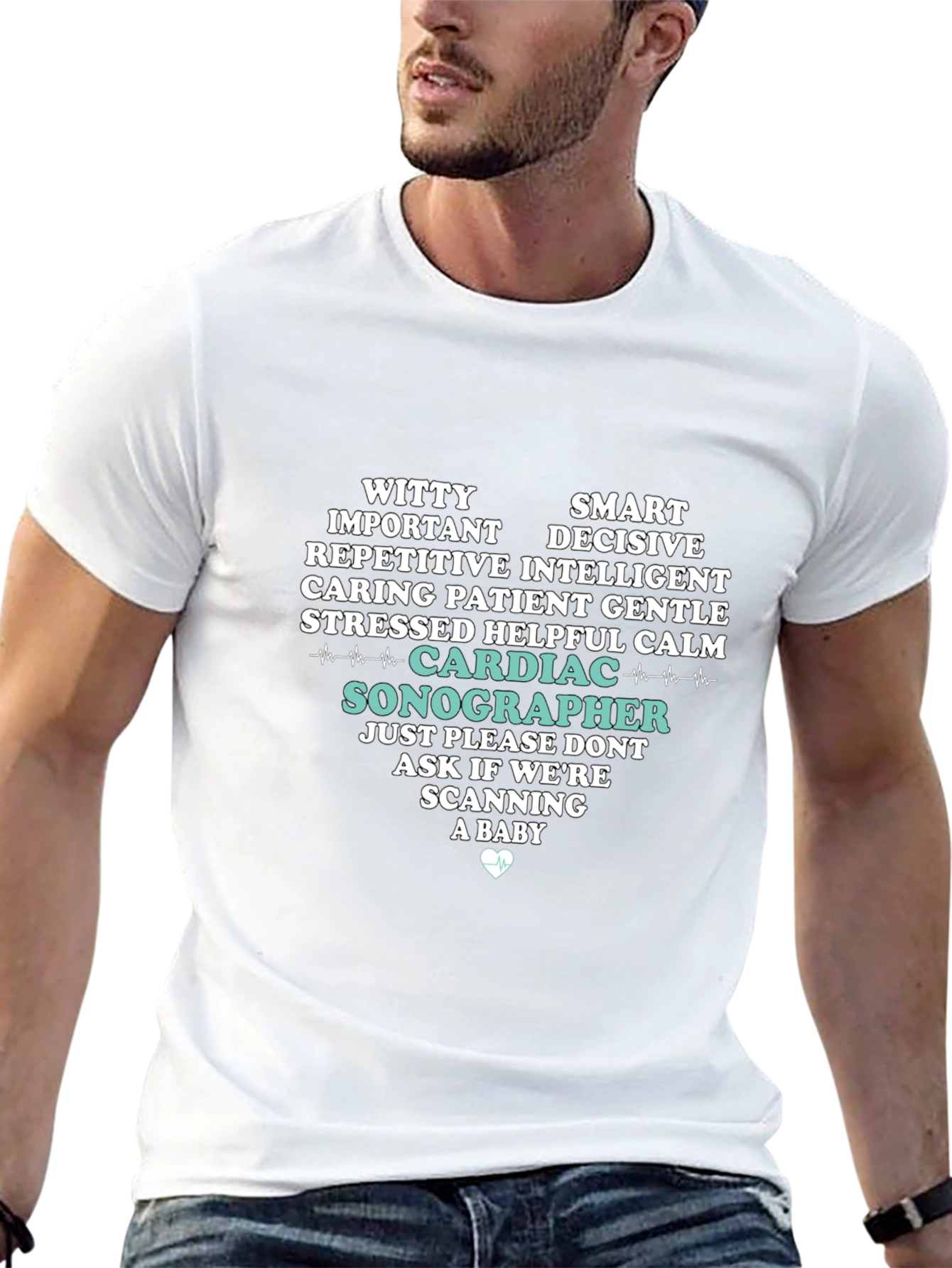 Cardiac Sonographer T-Shirt - Funny Gift