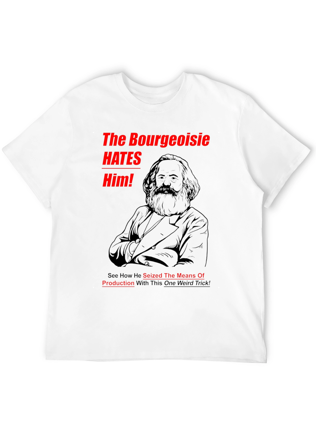 Karl Marx T-Shirt: Seize the Means of Production!
