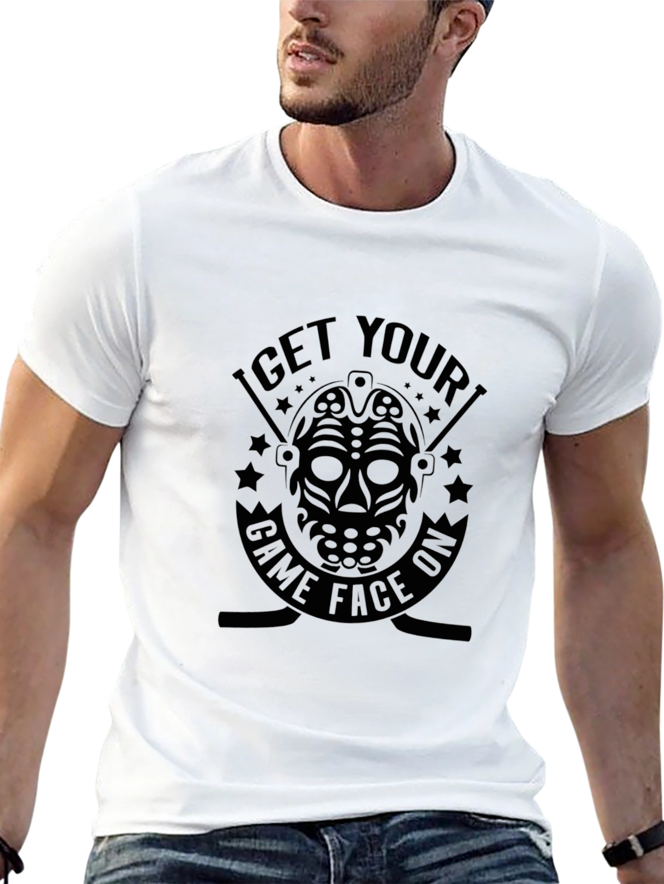 Get Your Game Face On Hockey T-Shirt