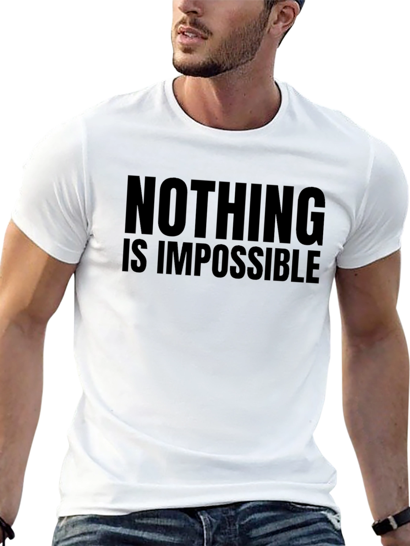 Nothing Is Impossible Black T-Shirt