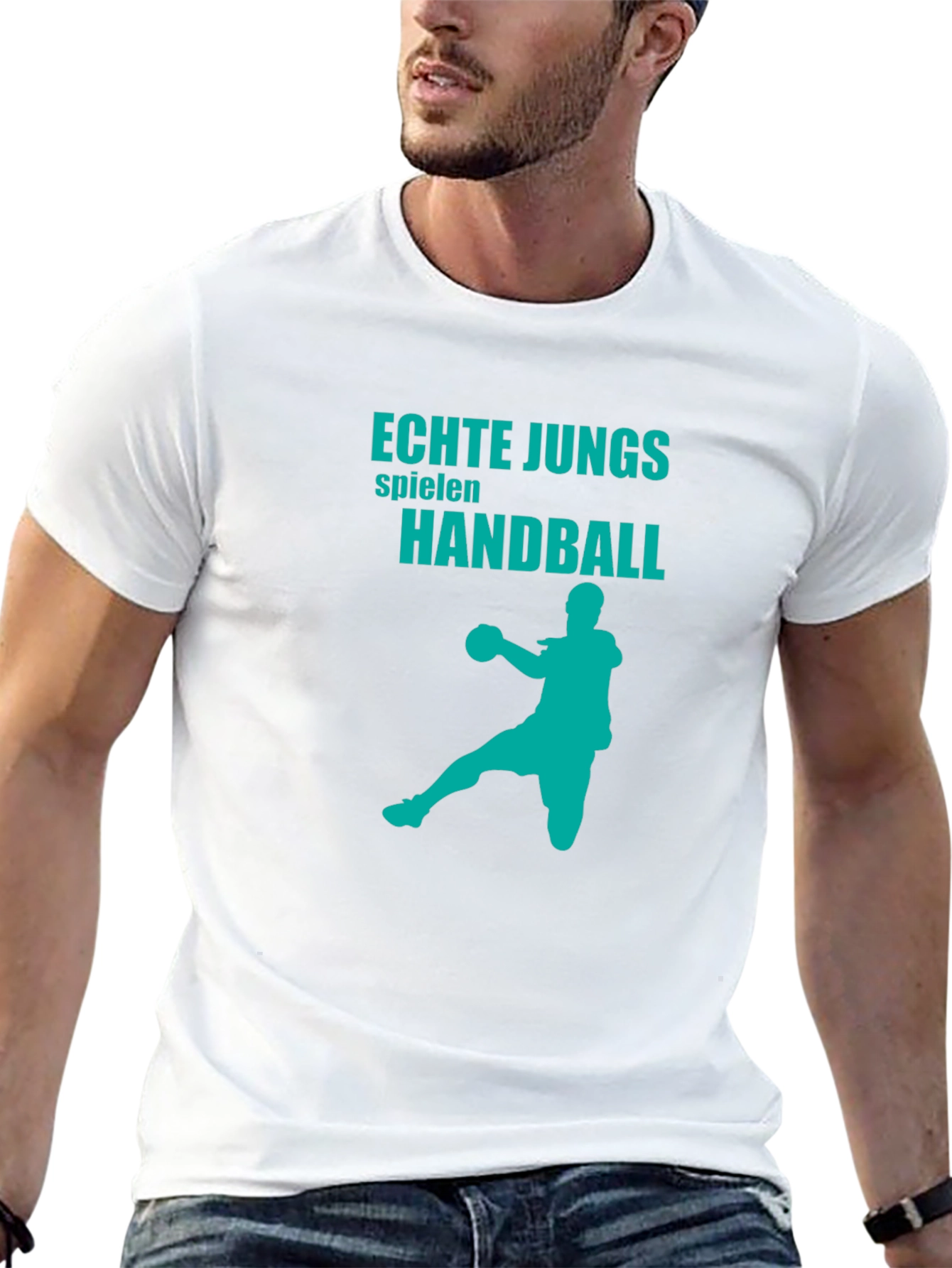 Echte Jungs Handball Graphic Tee