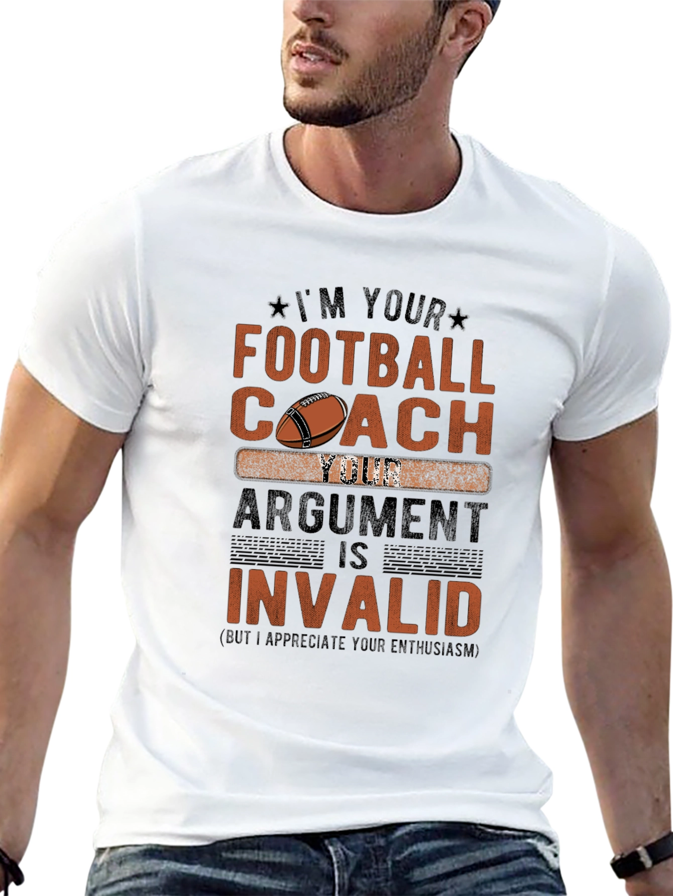 Football Coach T-Shirt - Argument Invalid