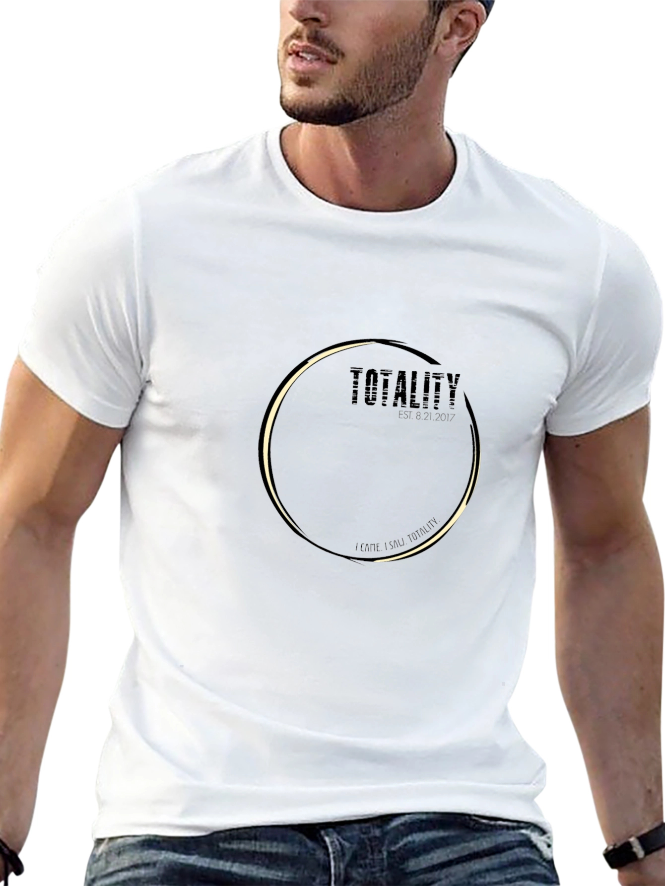 Total Eclipse Black Graphic Tee