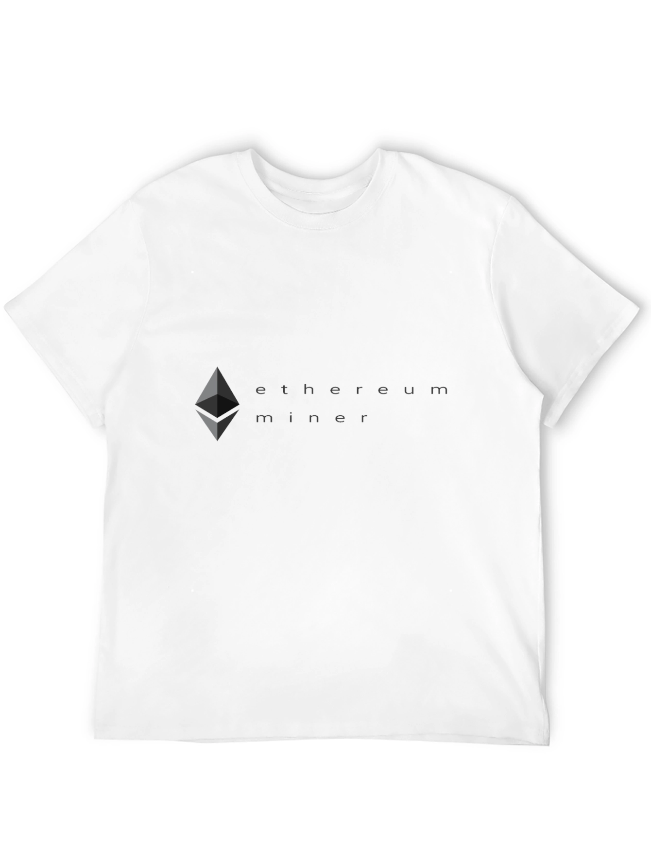 Ethereum Miner Graphic Tee - Crypto Enthusiast Shirt