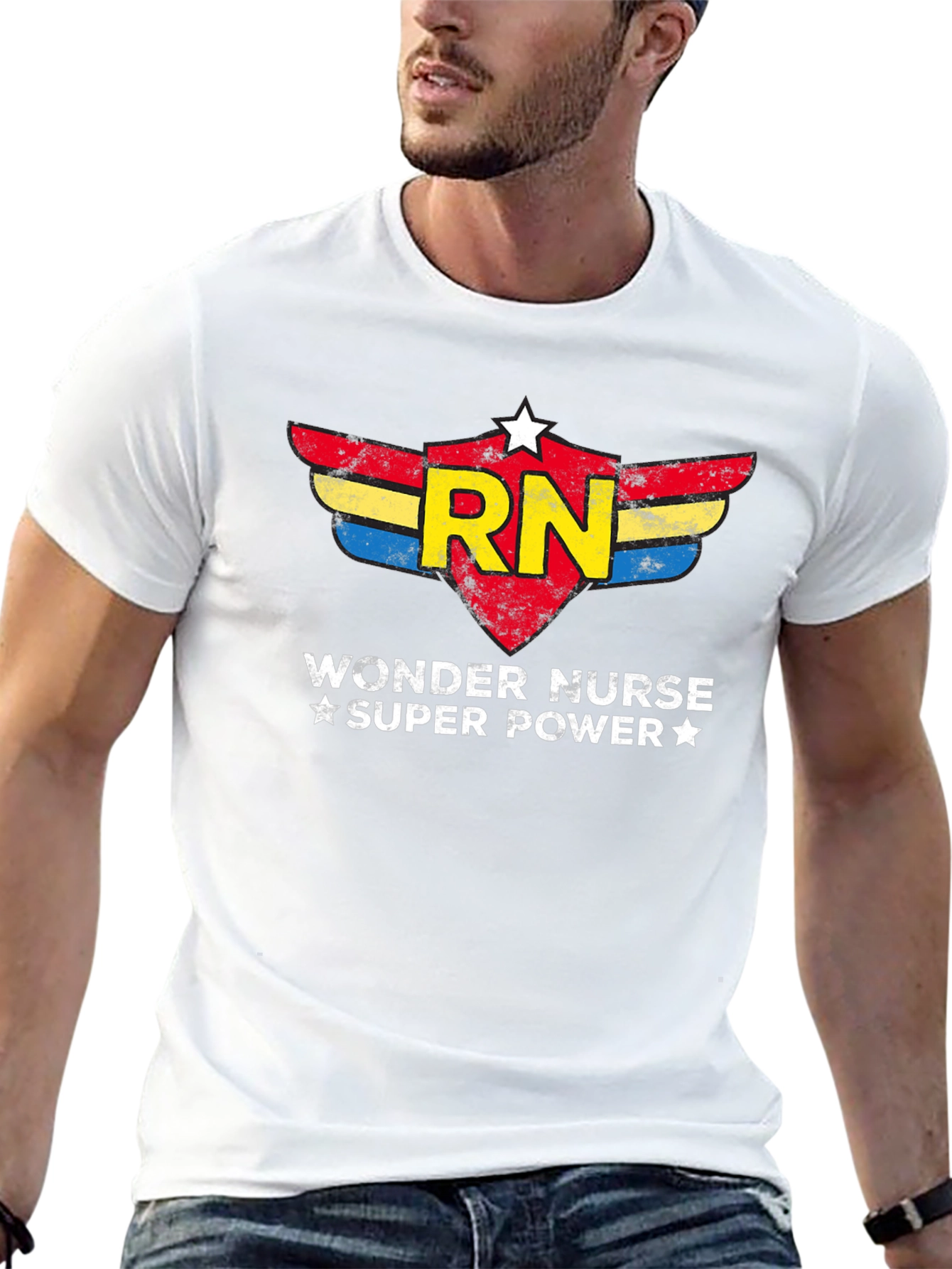 Wonder Nurse RN Super Power T-Shirt