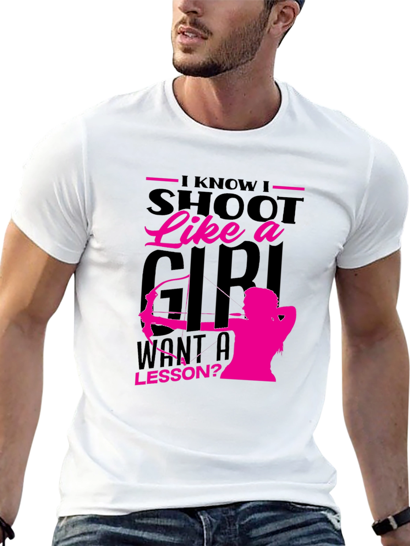 I Shoot Like a Girl T-Shirt - Archery Design