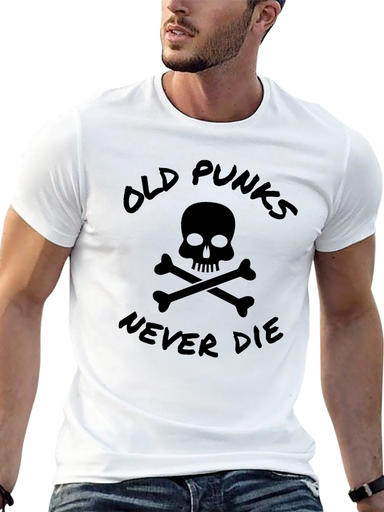 Old Punks Never Die Graphic T-Shirt