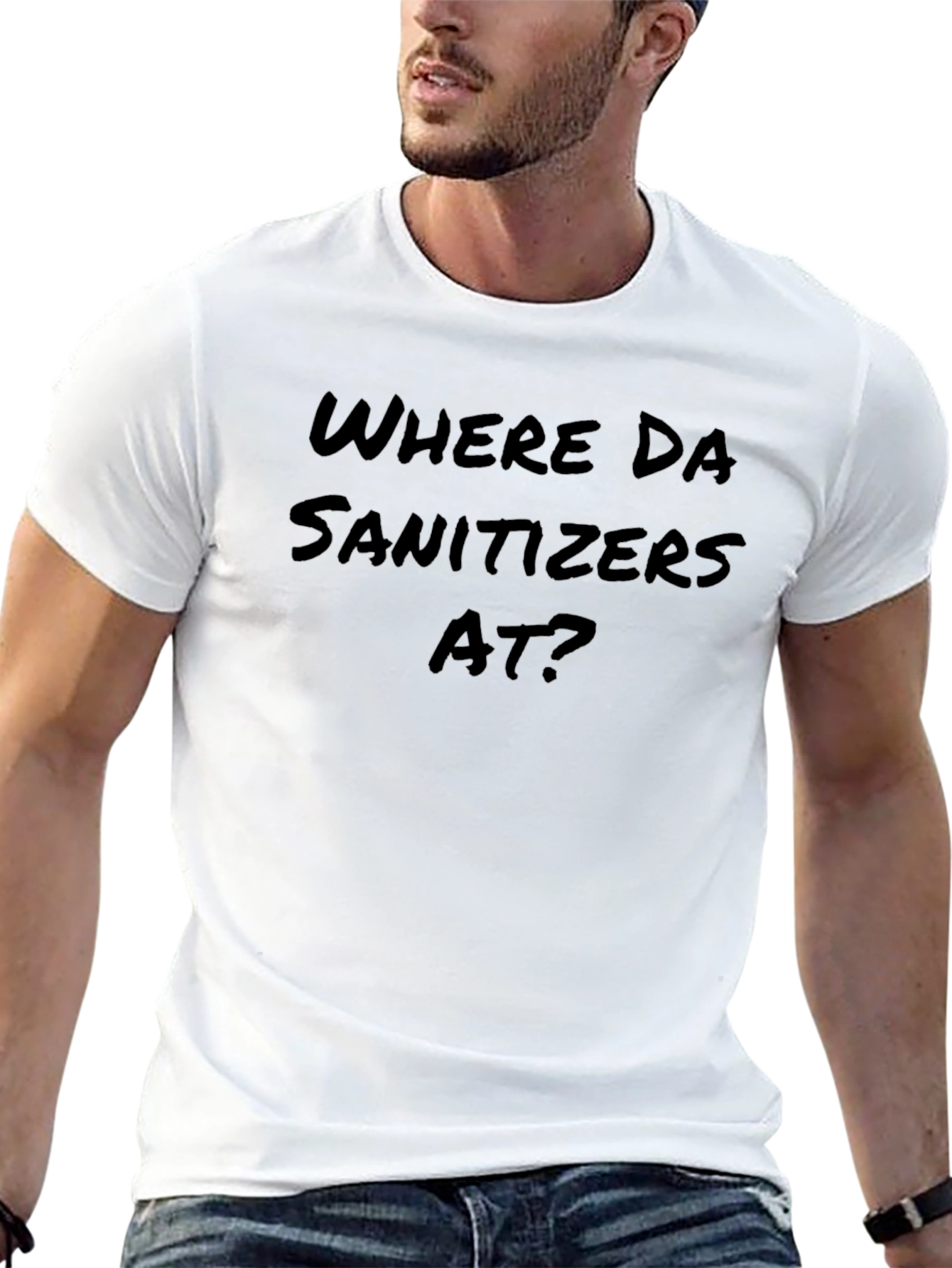 Where Da Sanitizers At? Graphic Tee