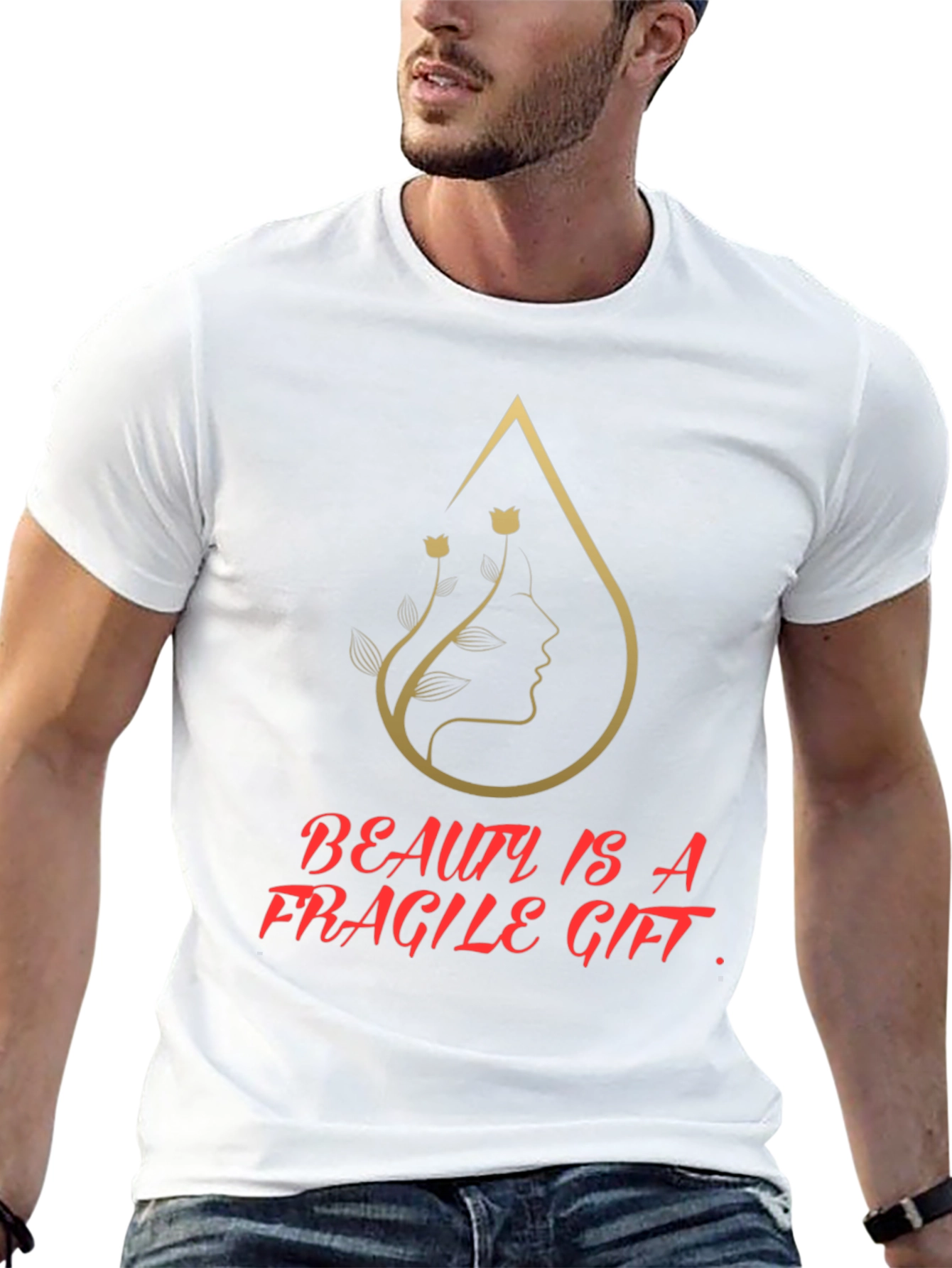 Beauty Is a Fragile Gift Graphic T-Shirt