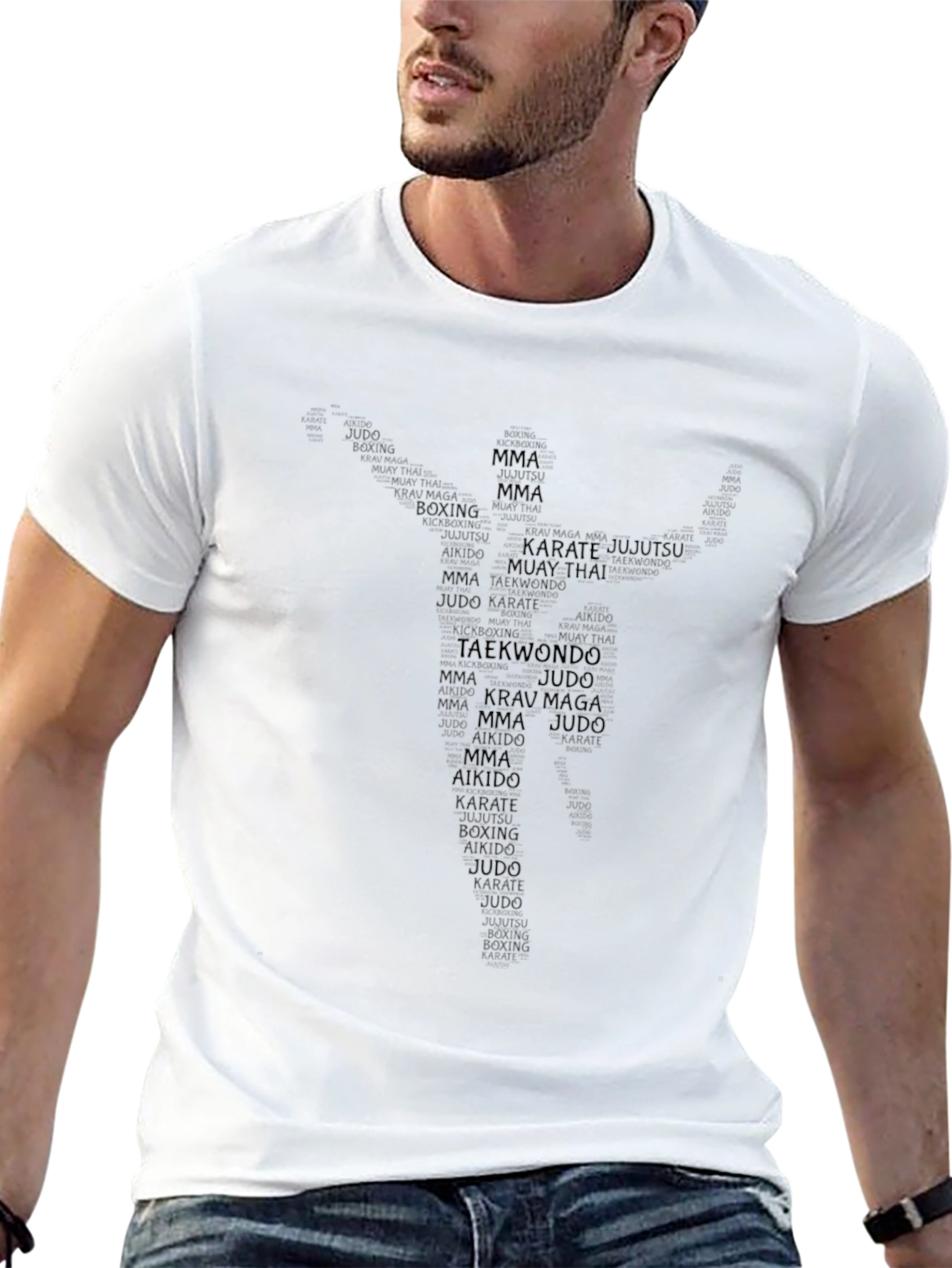 Martial Arts Typography T-Shirt