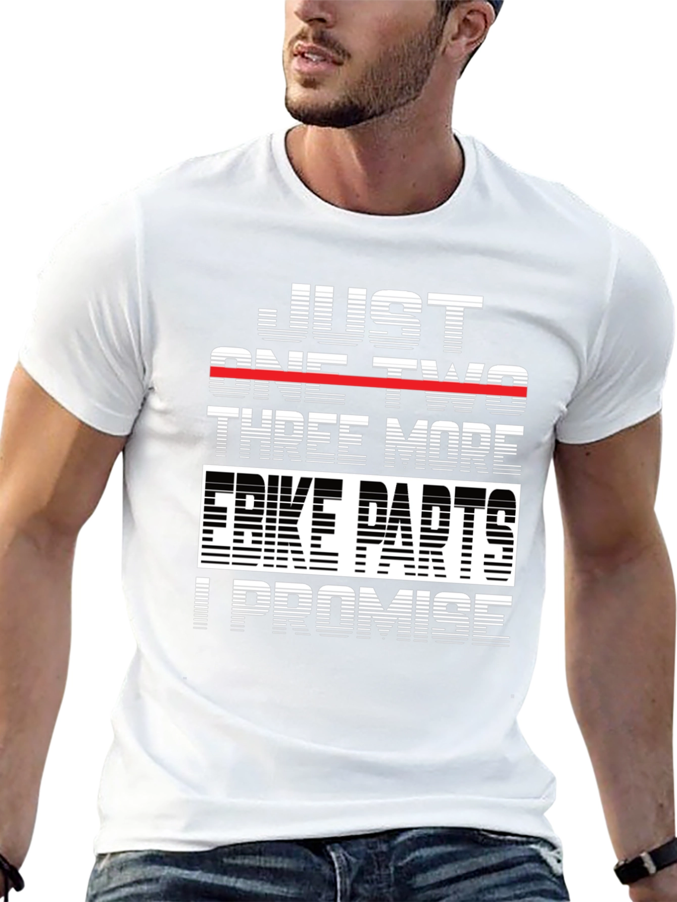 Just One Two Three More Bike Parts T-Shirt