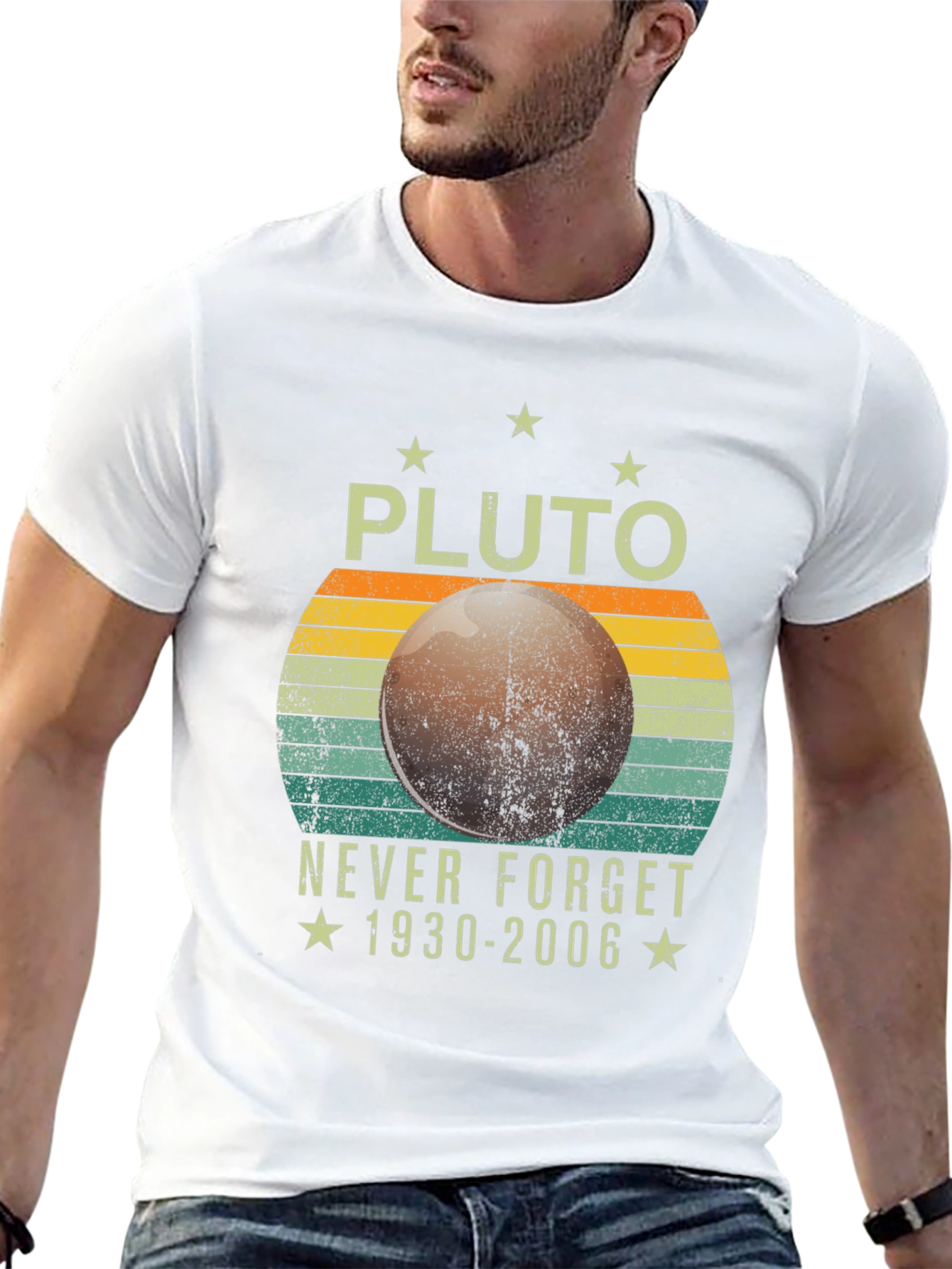 Pluto Never Forget Graphic T-Shirt