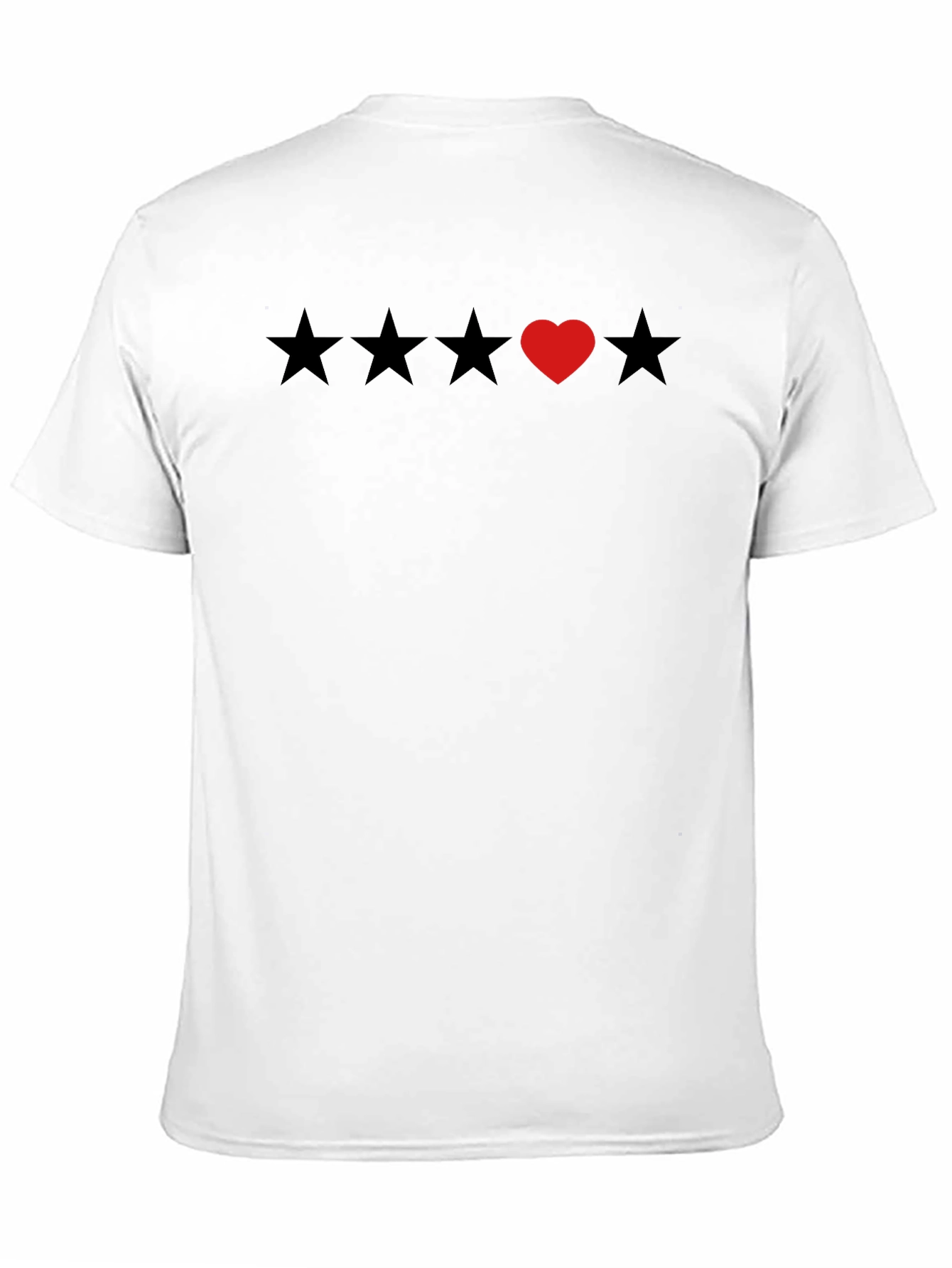 Heart Star Rating T-Shirt - Soft Cotton Tee