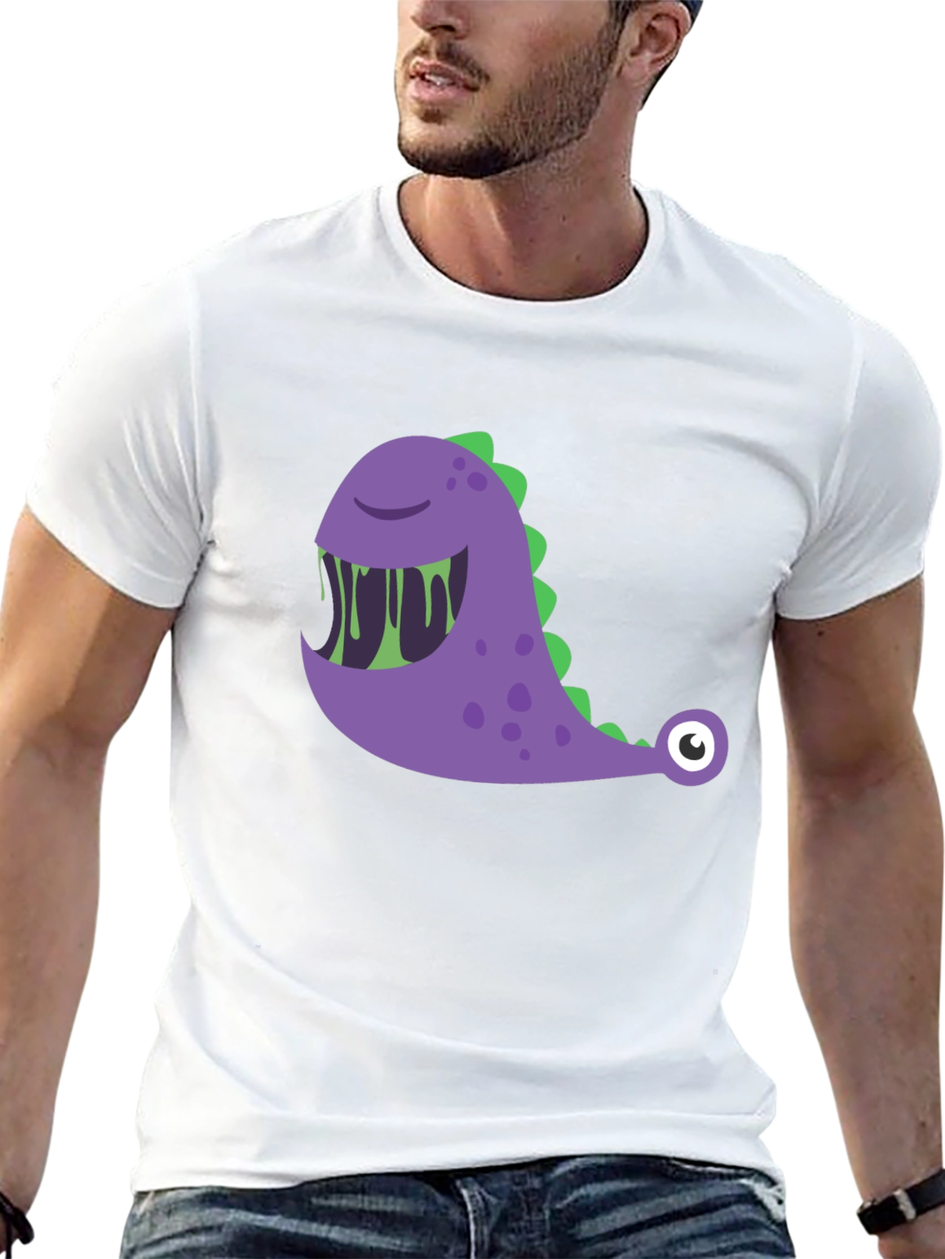 Monster Graphic Tee - Funny Cartoon Design
