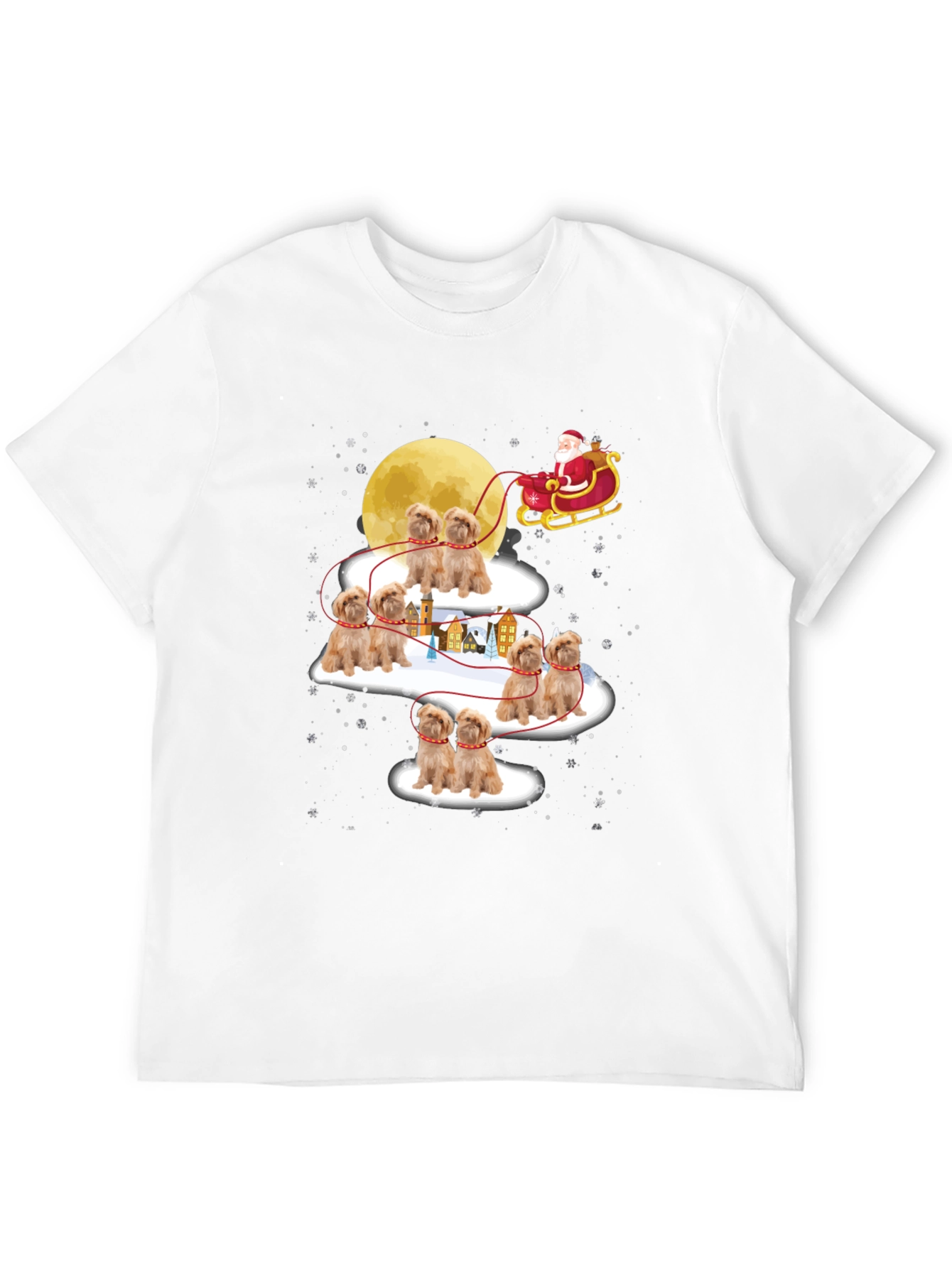 Santas Dog Sleigh T-Shirt