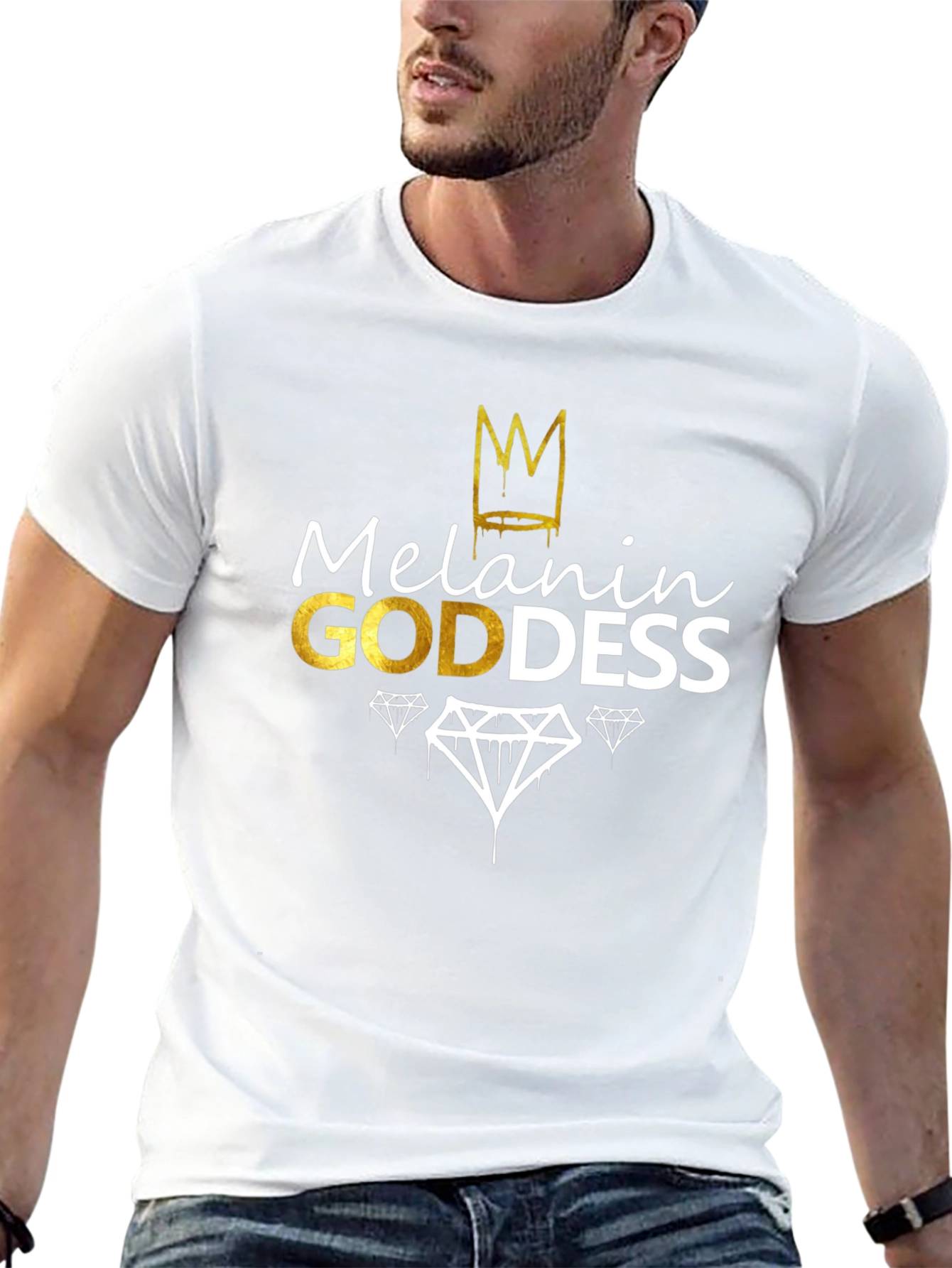 Melanin Goddess Black Graphic Tee