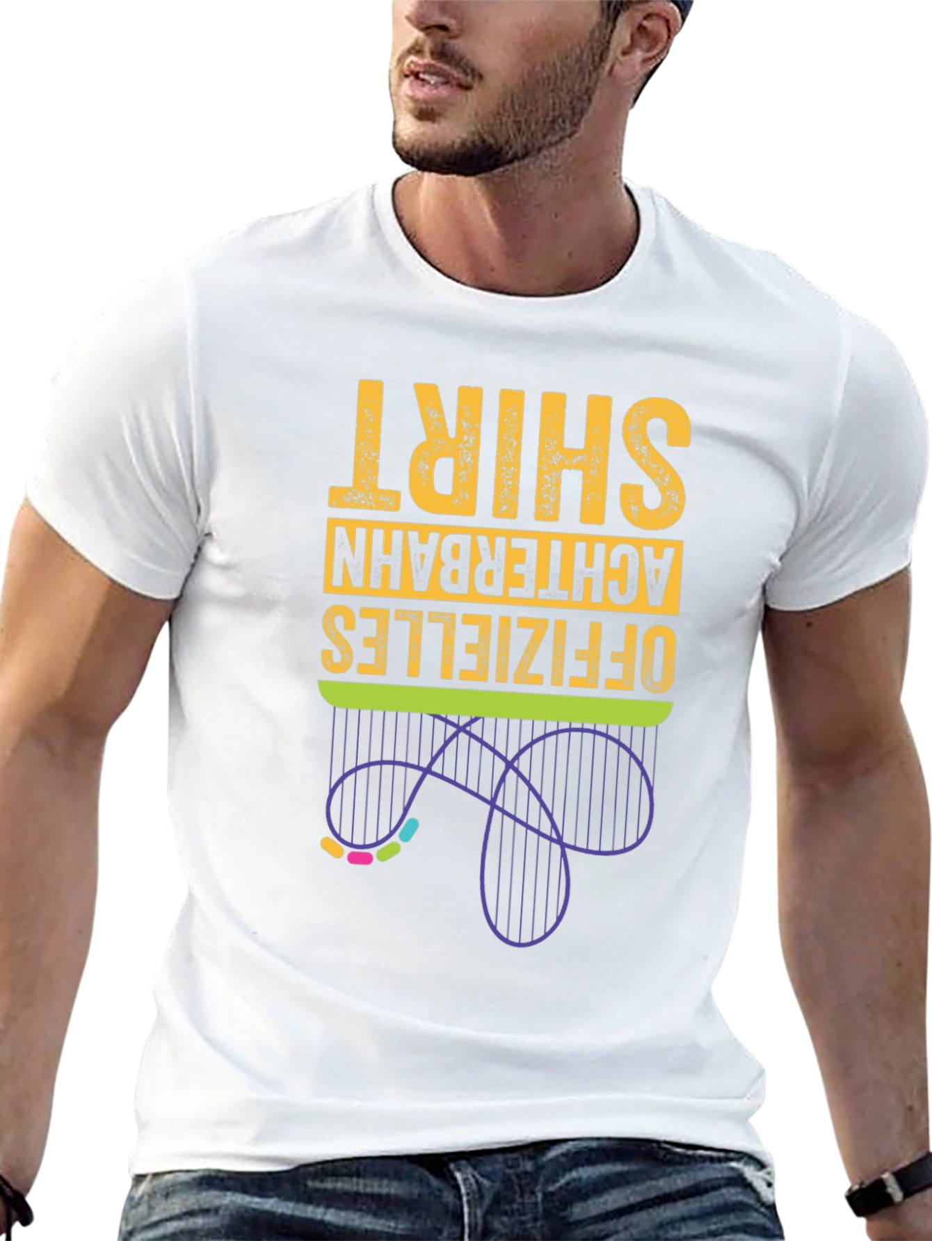 Officieles Achterbahn Shirt - Rollercoaster Tee