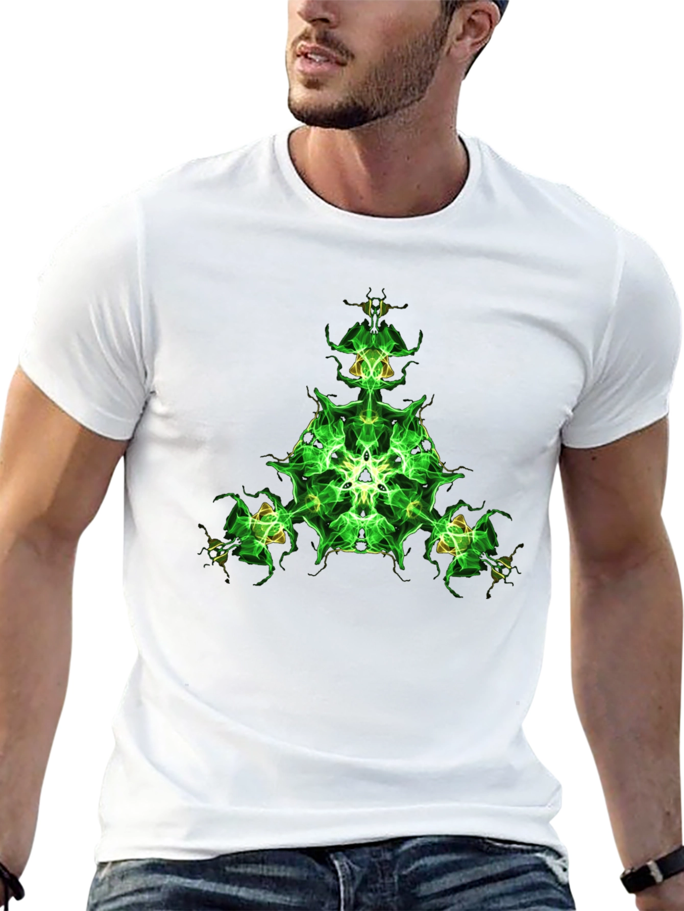 Abstract Geometric T-Shirt: Modern Art Tee