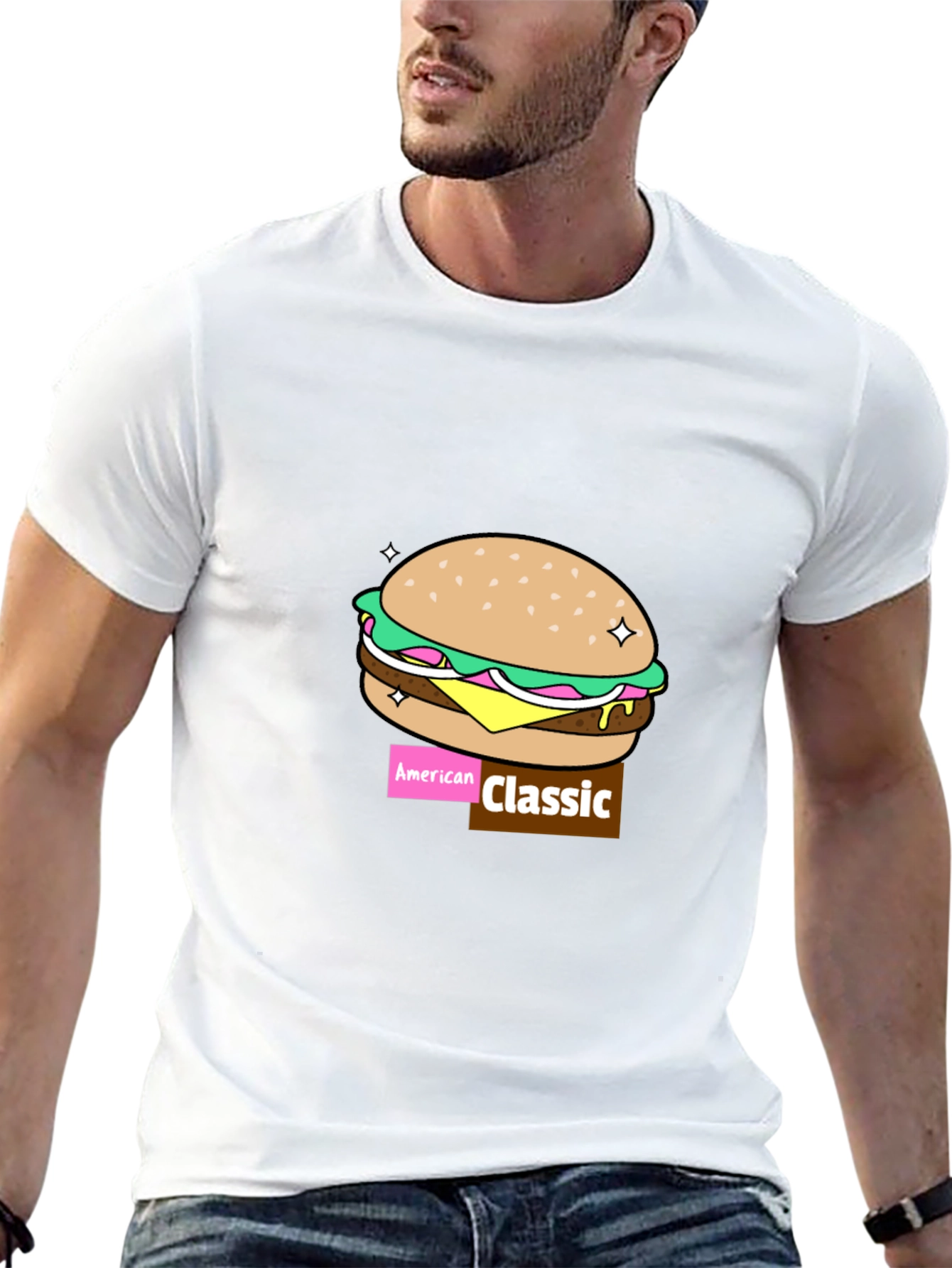 American Classic Burger Graphic Tee