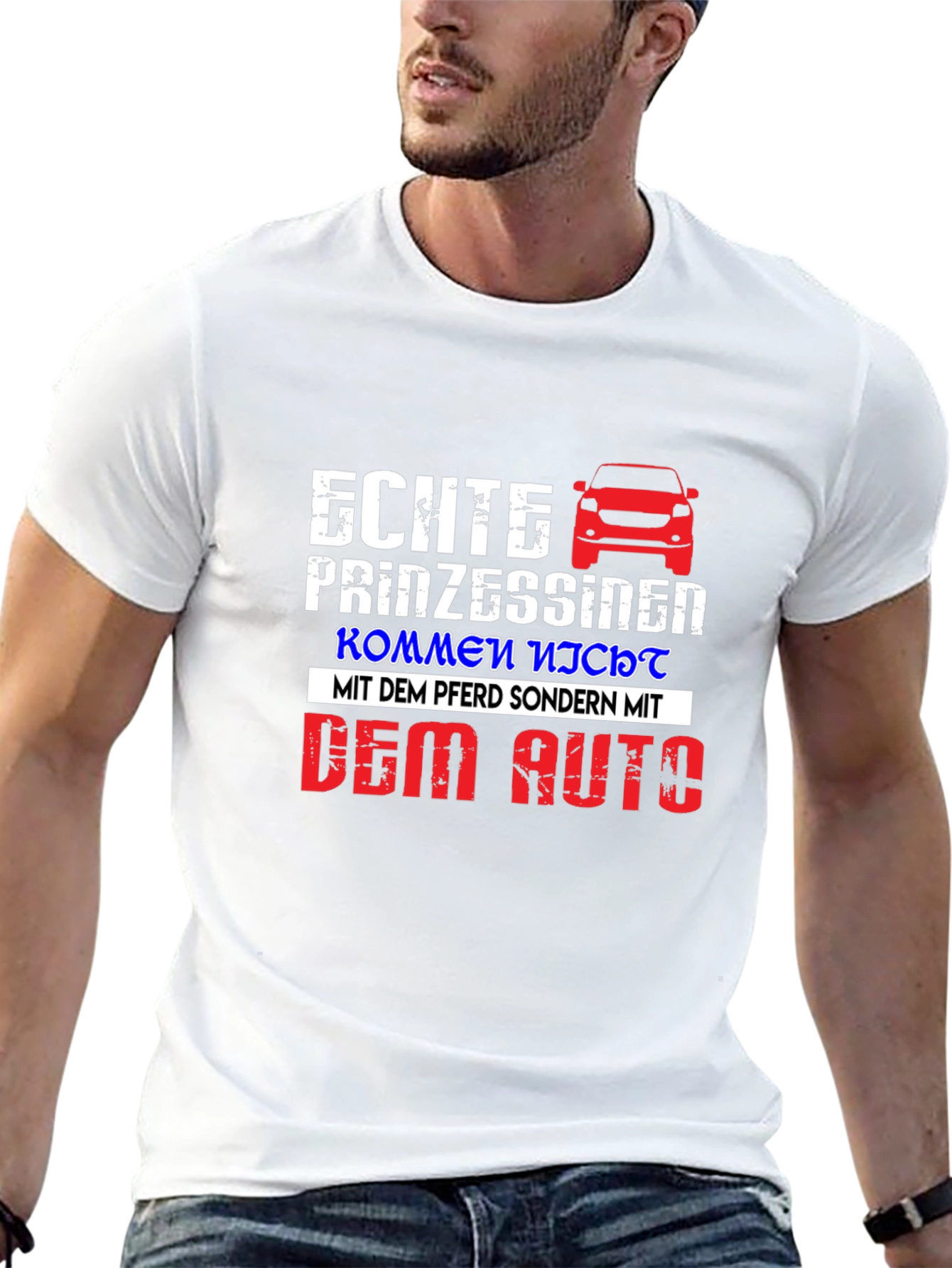 Echte Prinzessinen Car Graphic T-Shirt