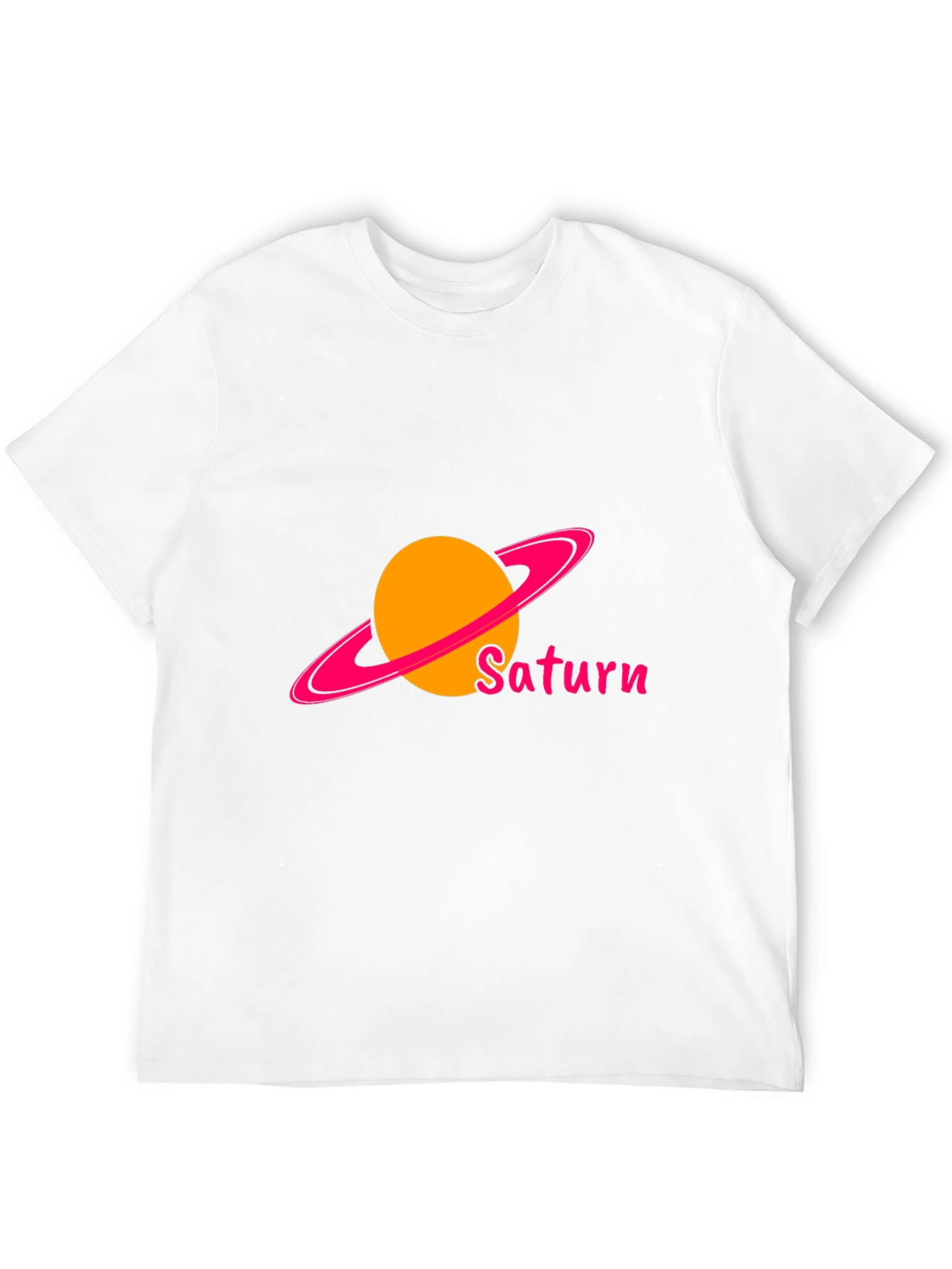 Saturn Graphic Black T-Shirt - Space & Planets