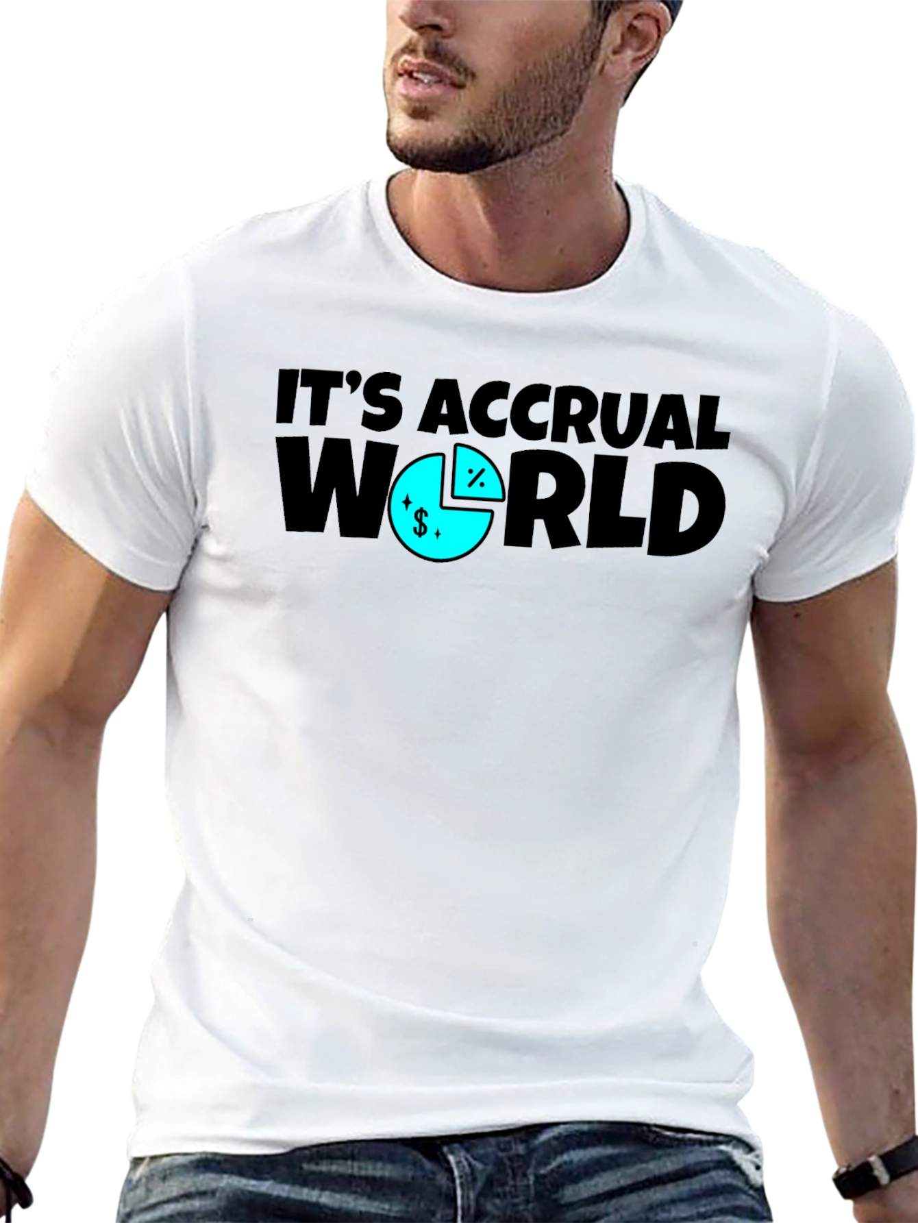 Its Accrual World Funny Accounting T-Shirt