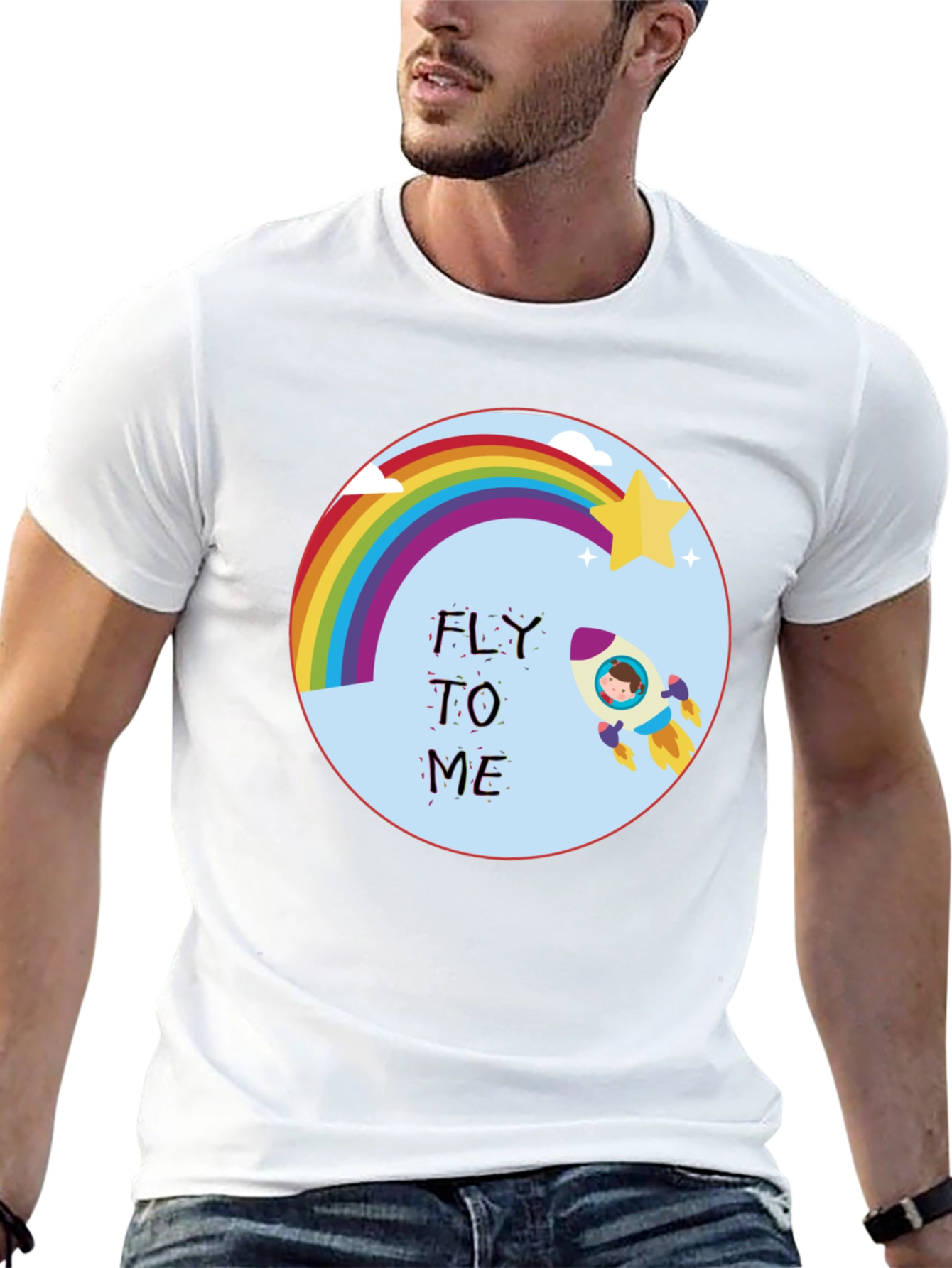 Fly To Me Rainbow T-Shirt