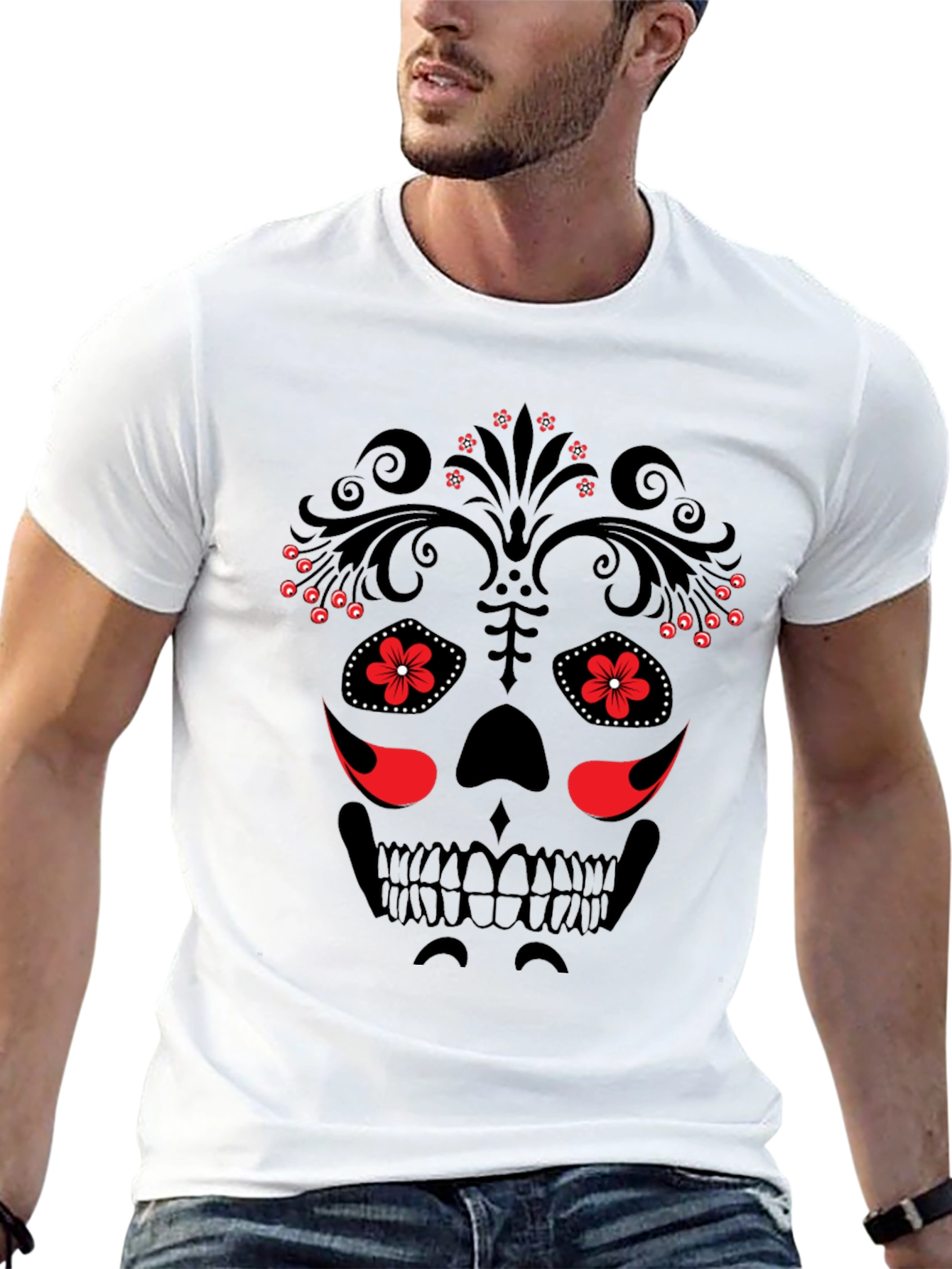 Sugar Skull T-Shirt - Dia de los Muertos