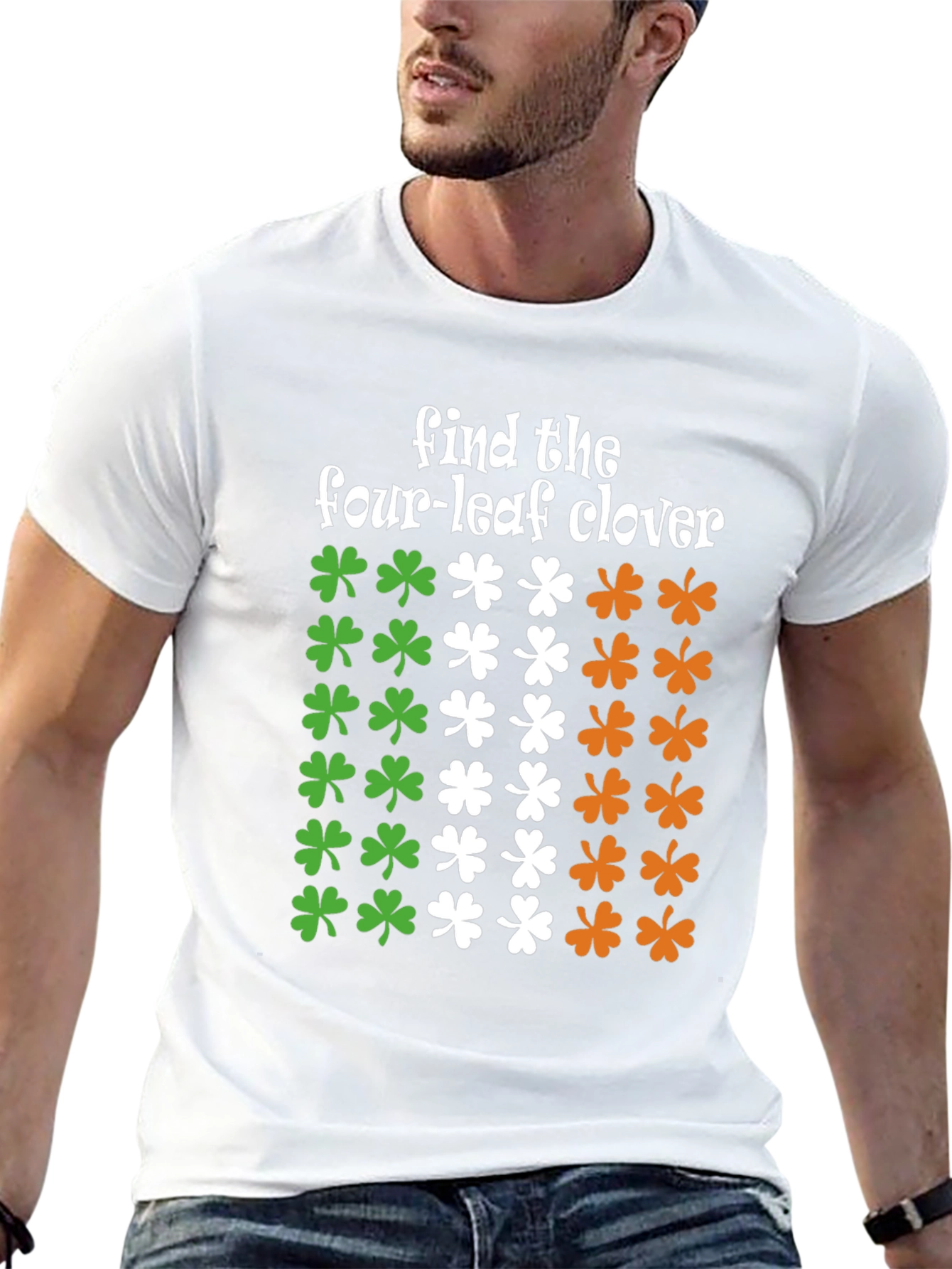 St. Patricks Day Find the Four-Leaf Clover T-Shirt