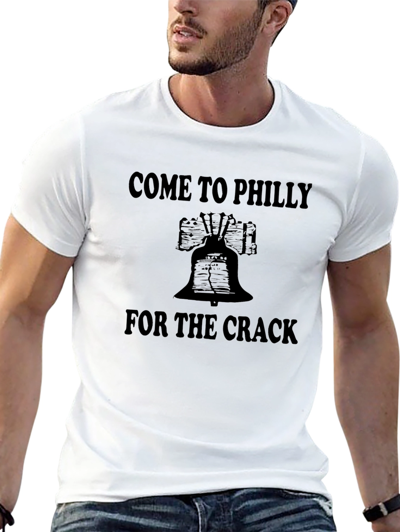 Philly Liberty Bell T-Shirt For the Crack