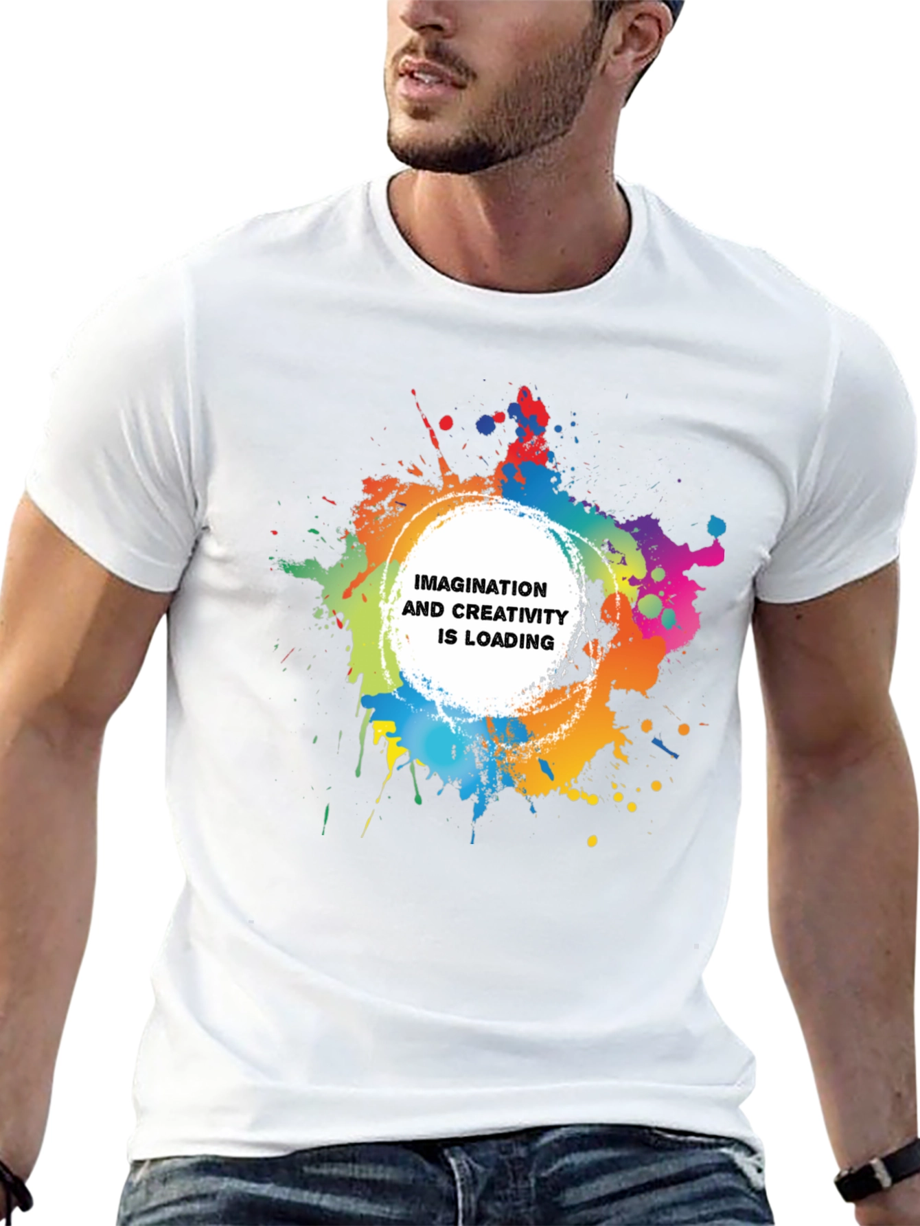 Imagination & Creativity Loading Graphic T-Shirt