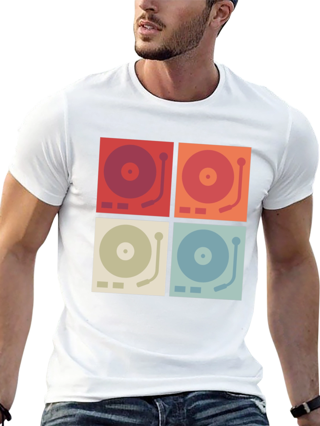 Retro Turntable Graphic Tee