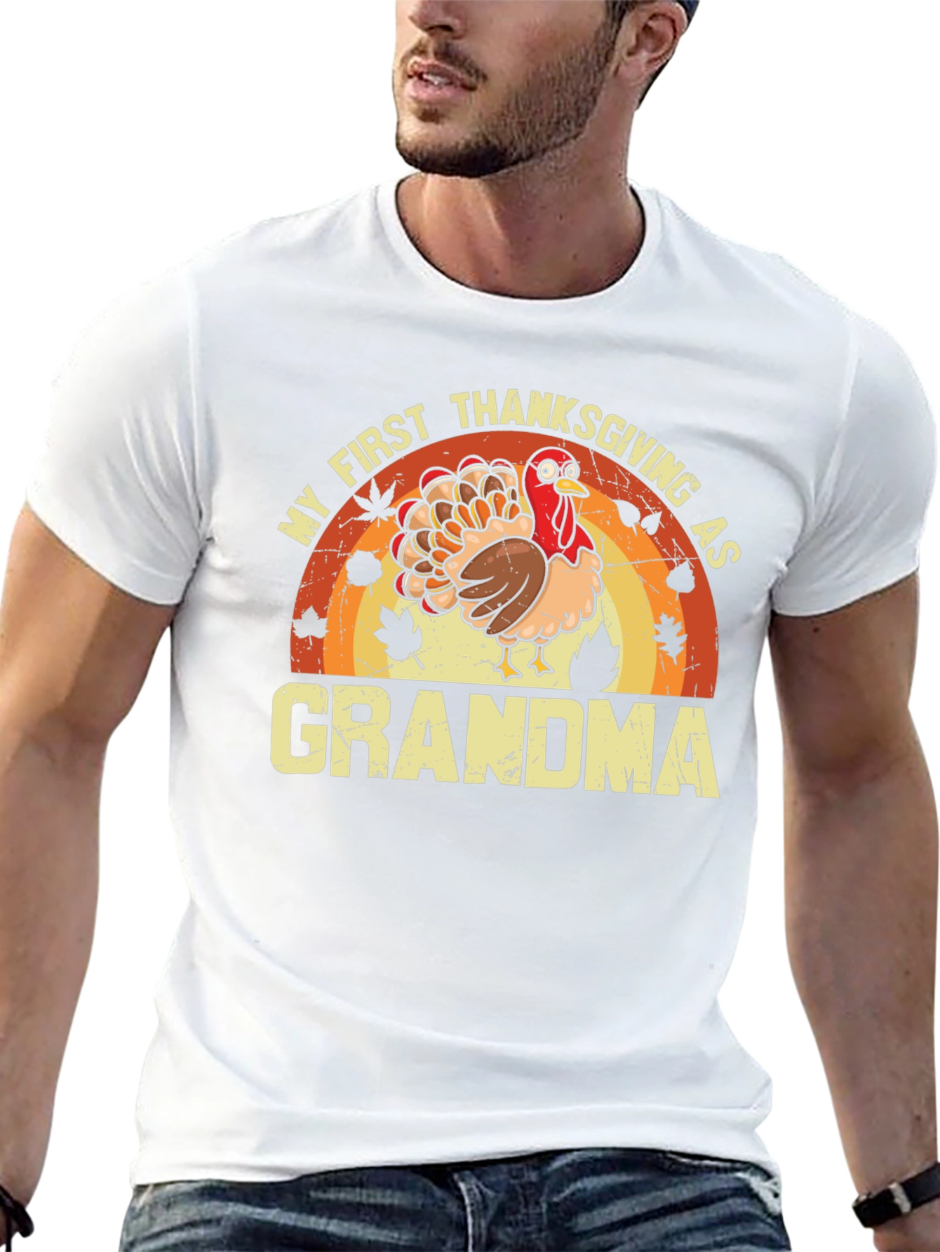 My First Thanksgiving As Grandma Turkey T-Shirt