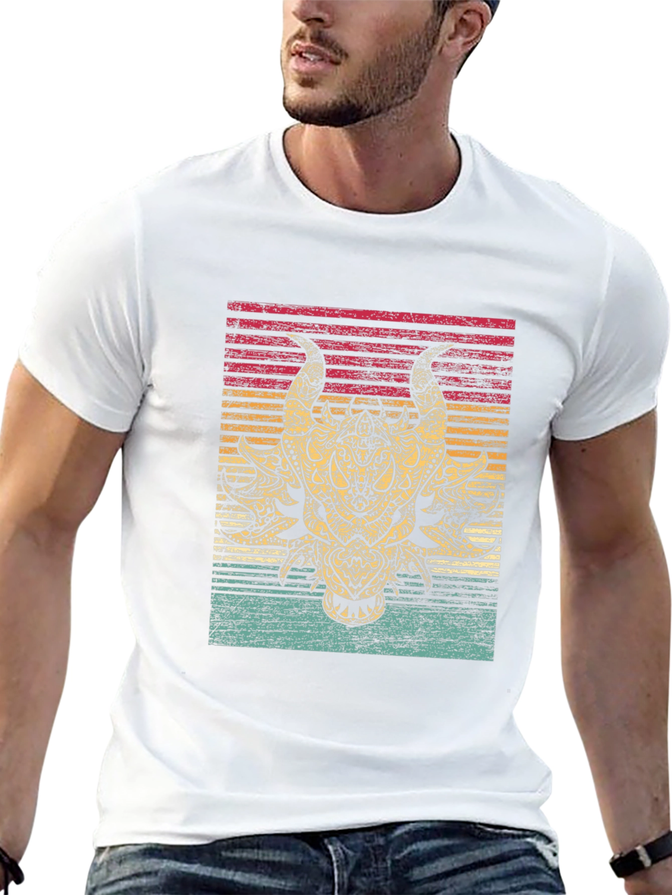 Dragon Graphic Tee - Retro Style Black T-Shirt