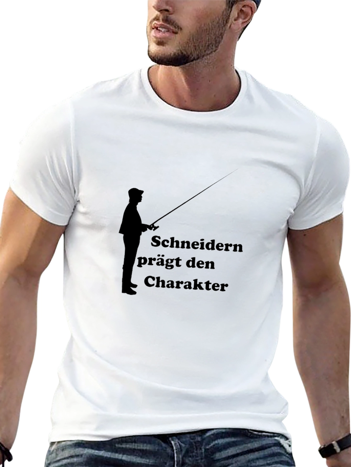 Fishing Lover T-Shirt: Schneidern prägt den Charakter