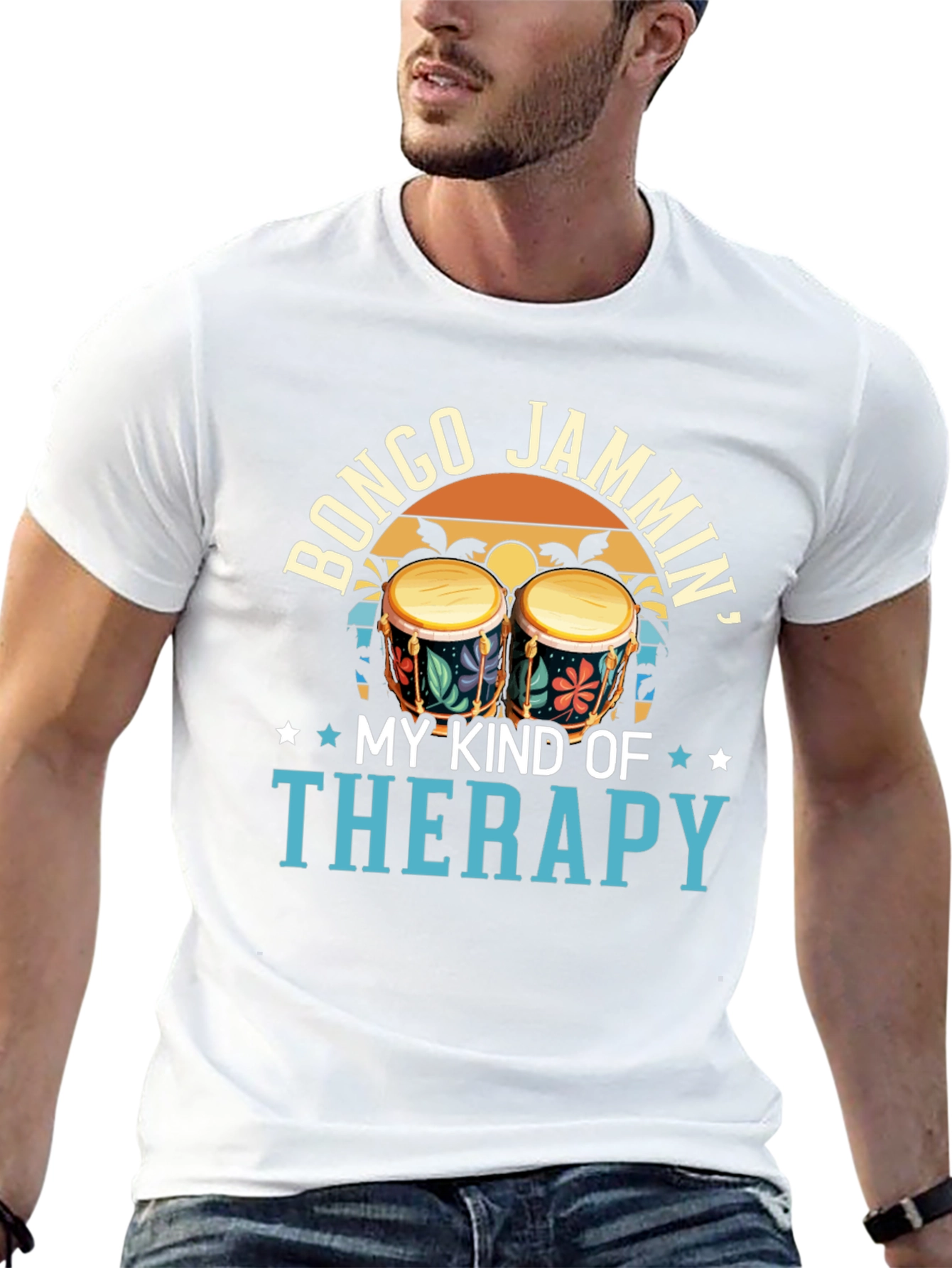 Bongo Jammin Therapy Graphic Tee