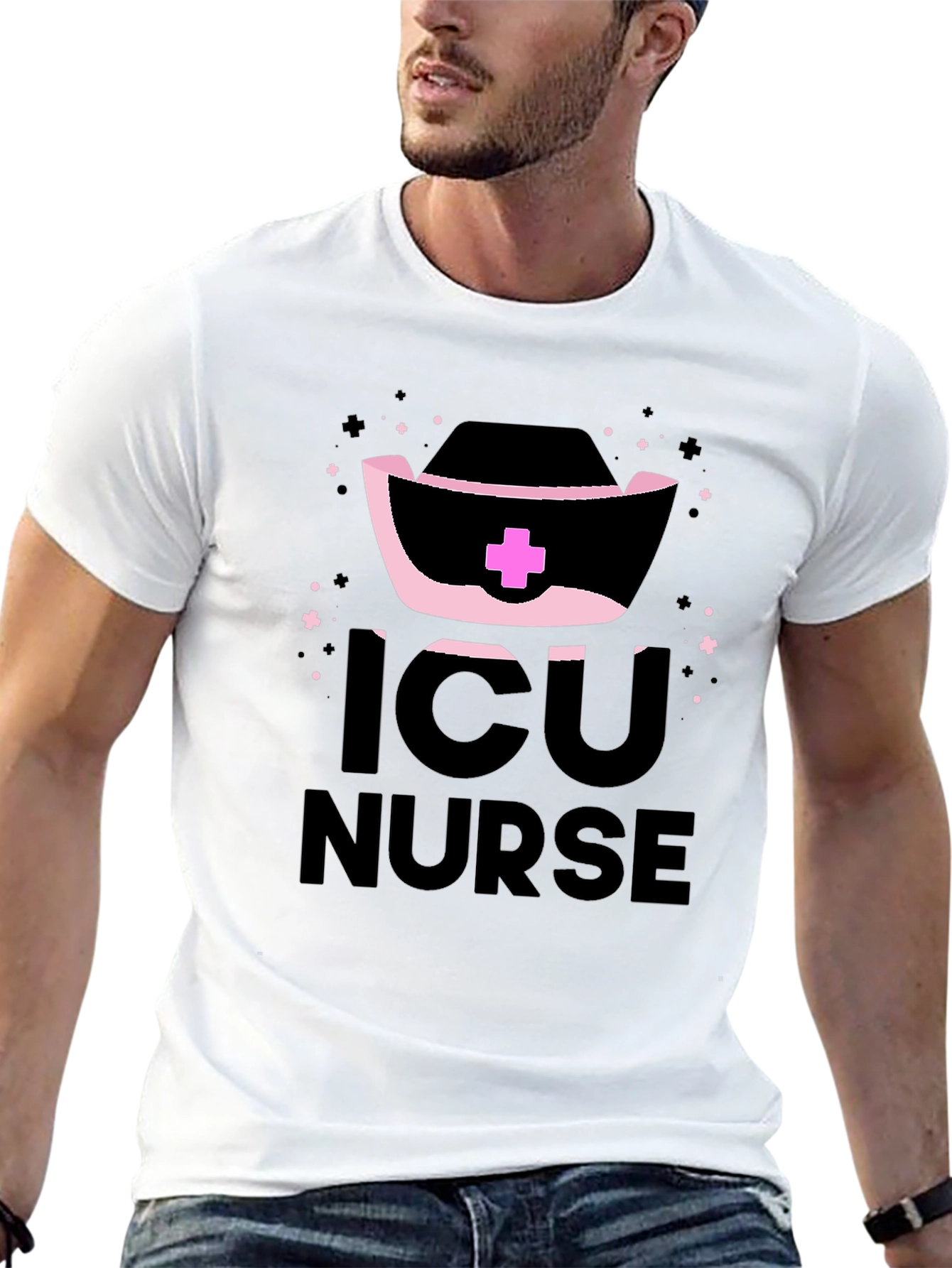 ICU Nurse Graphic Tee - Comfortable & Stylish