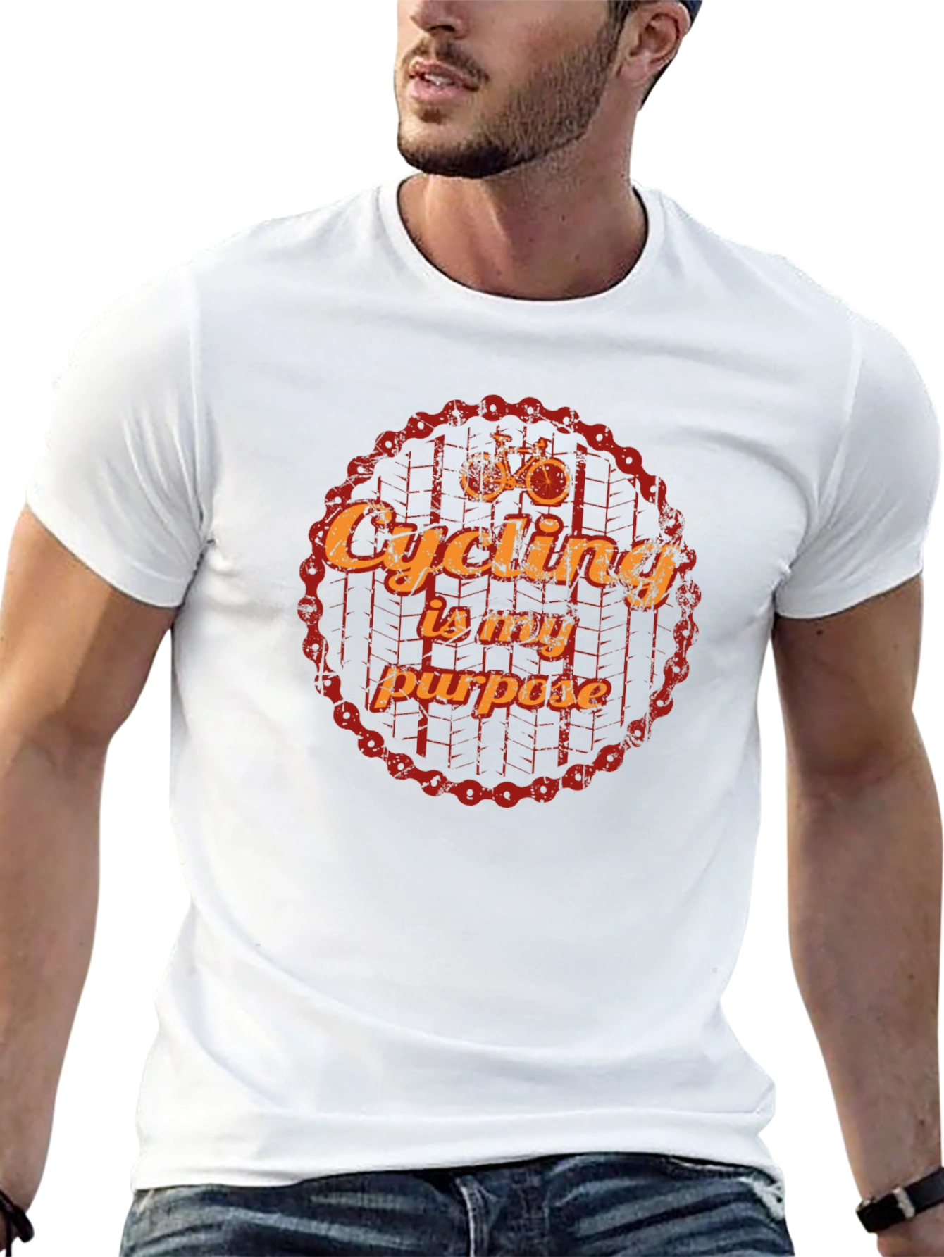Cycling Is My Purpose T-Shirt - Black