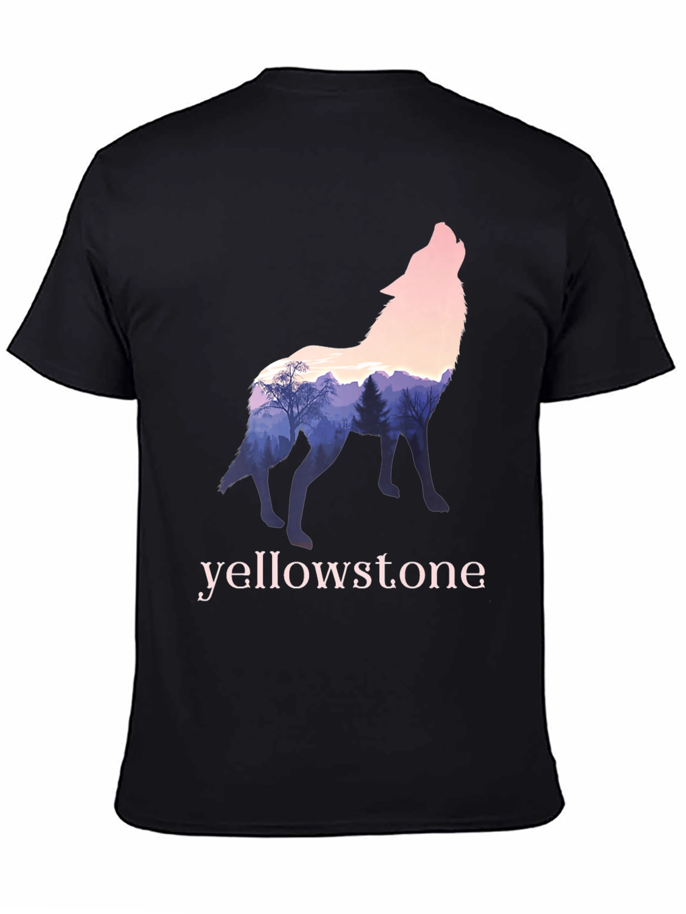 Yellowstone Wolf Graphic Tee - Nature Inspired Design