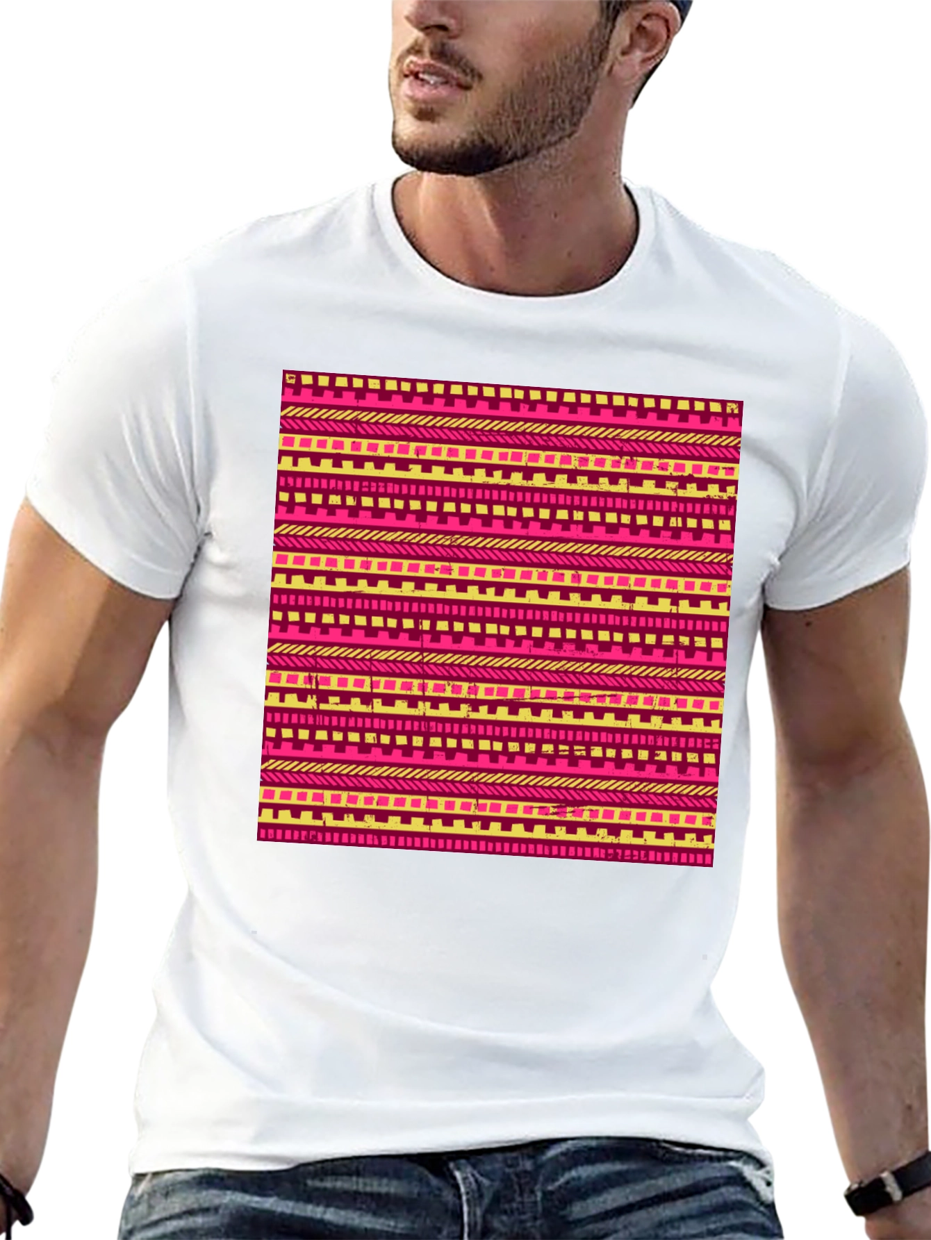 Geometric Pattern T-Shirt