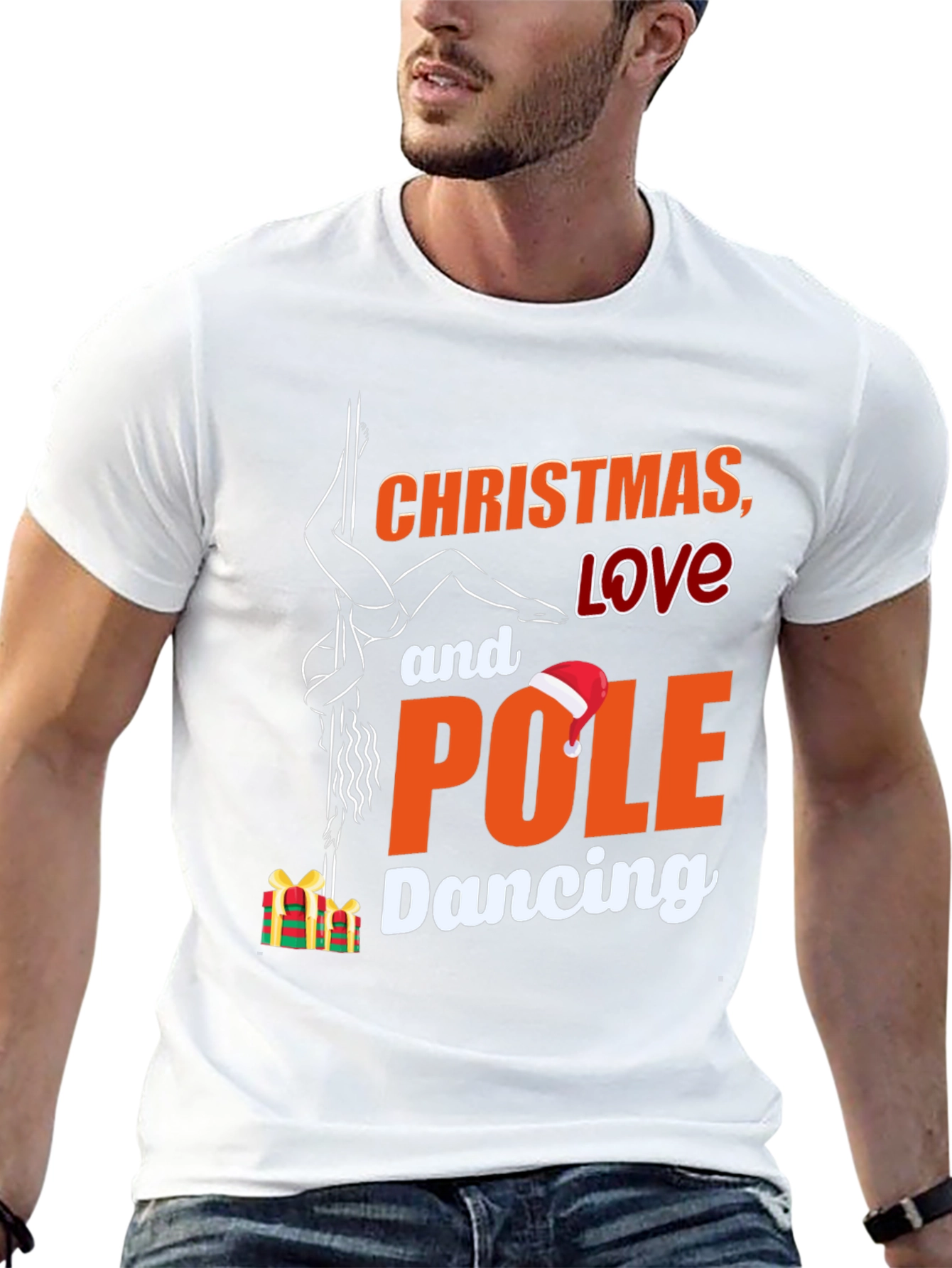 Christmas Pole Dancing T-Shirt