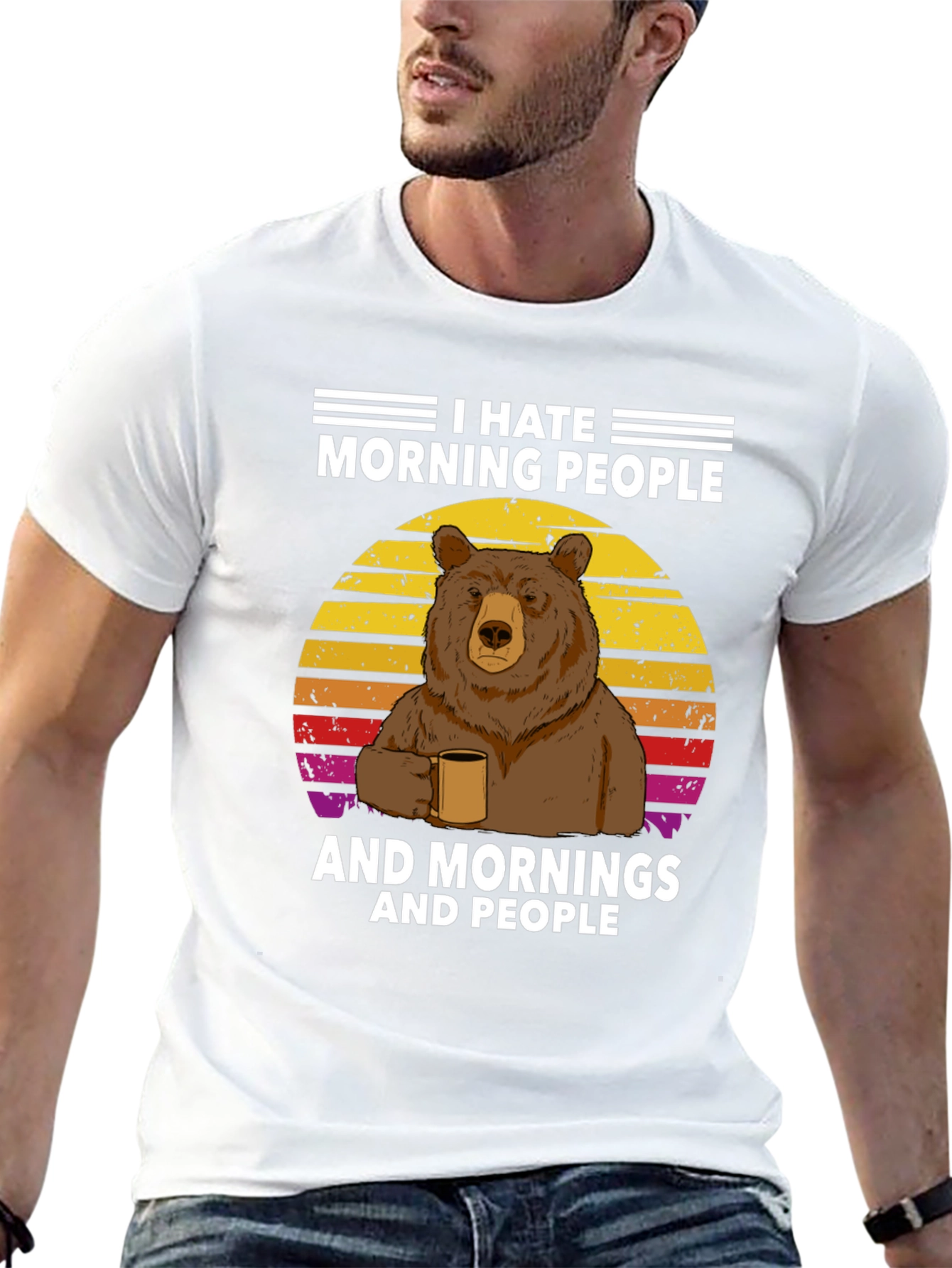 I Hate Morning People Graphic Tee