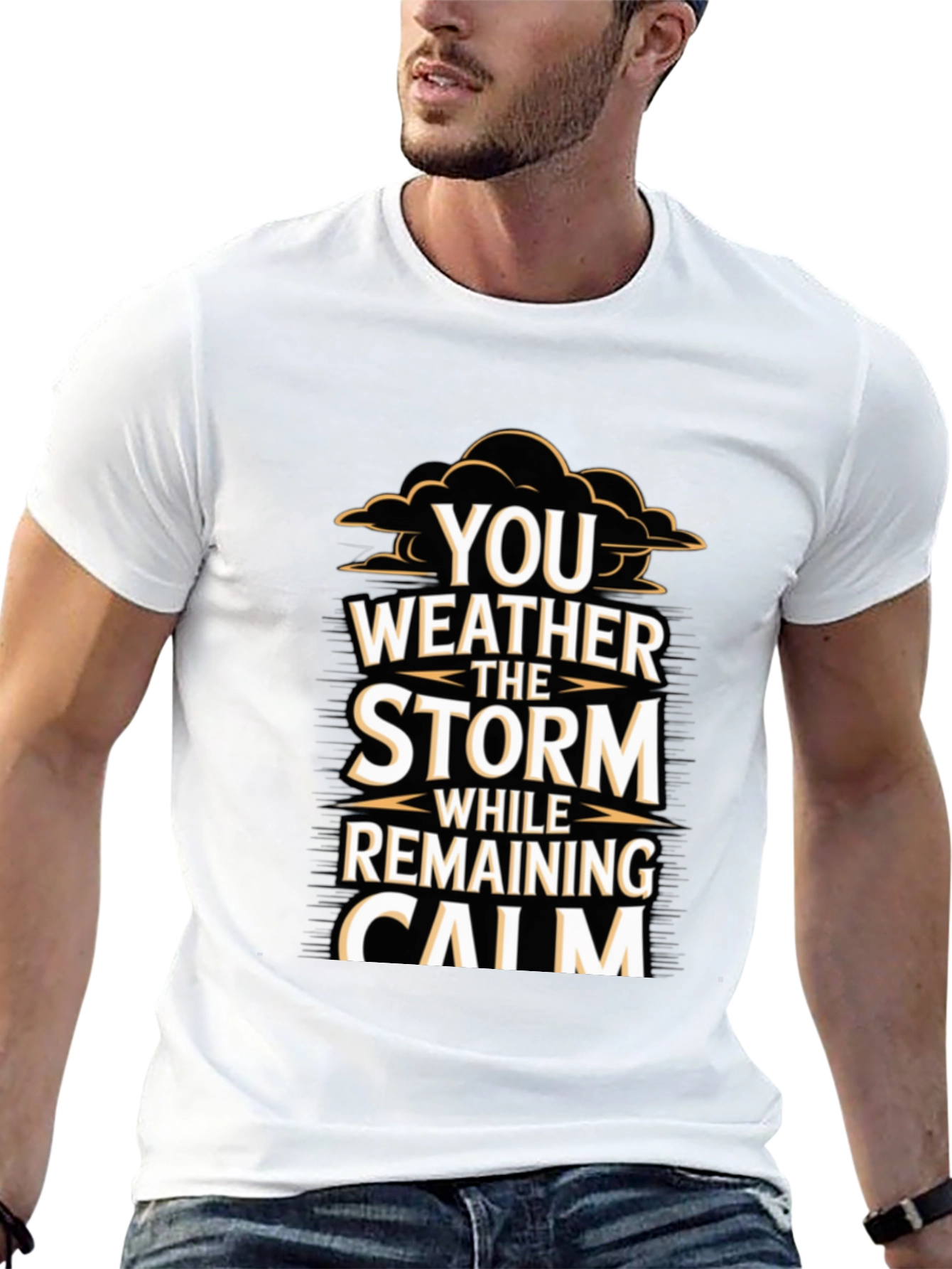 Weather the Storm Graphic Tee - Black